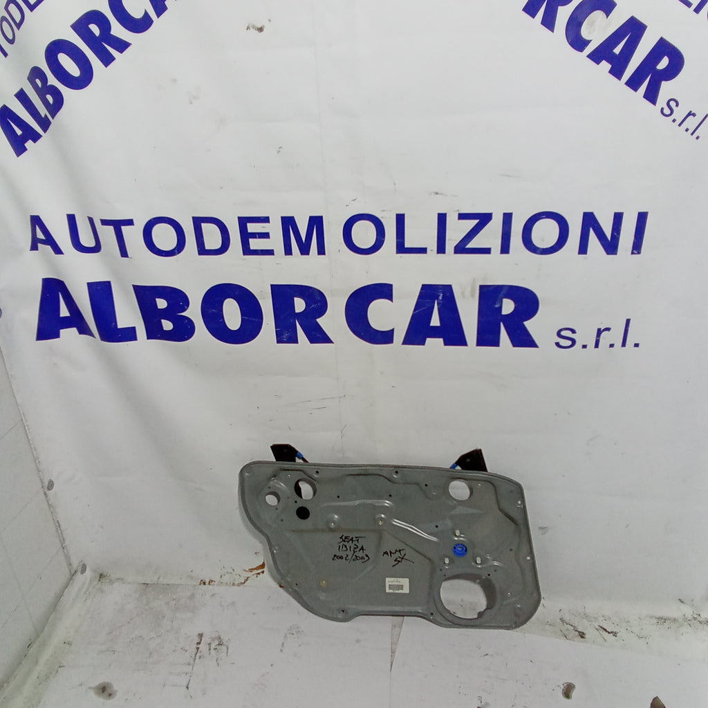Alzavetro anteriore sinistro completo seat ibiza anno 2002/2009