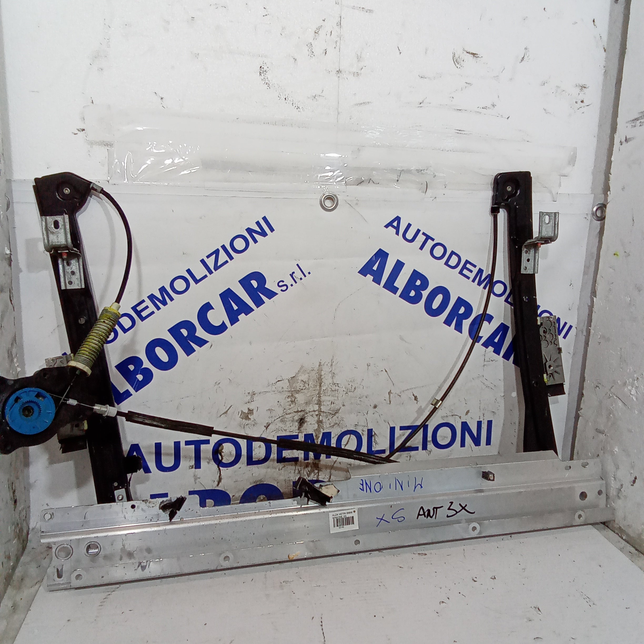 Alzavetro anteriore sinistro mini one/bmw anno 2006/2012