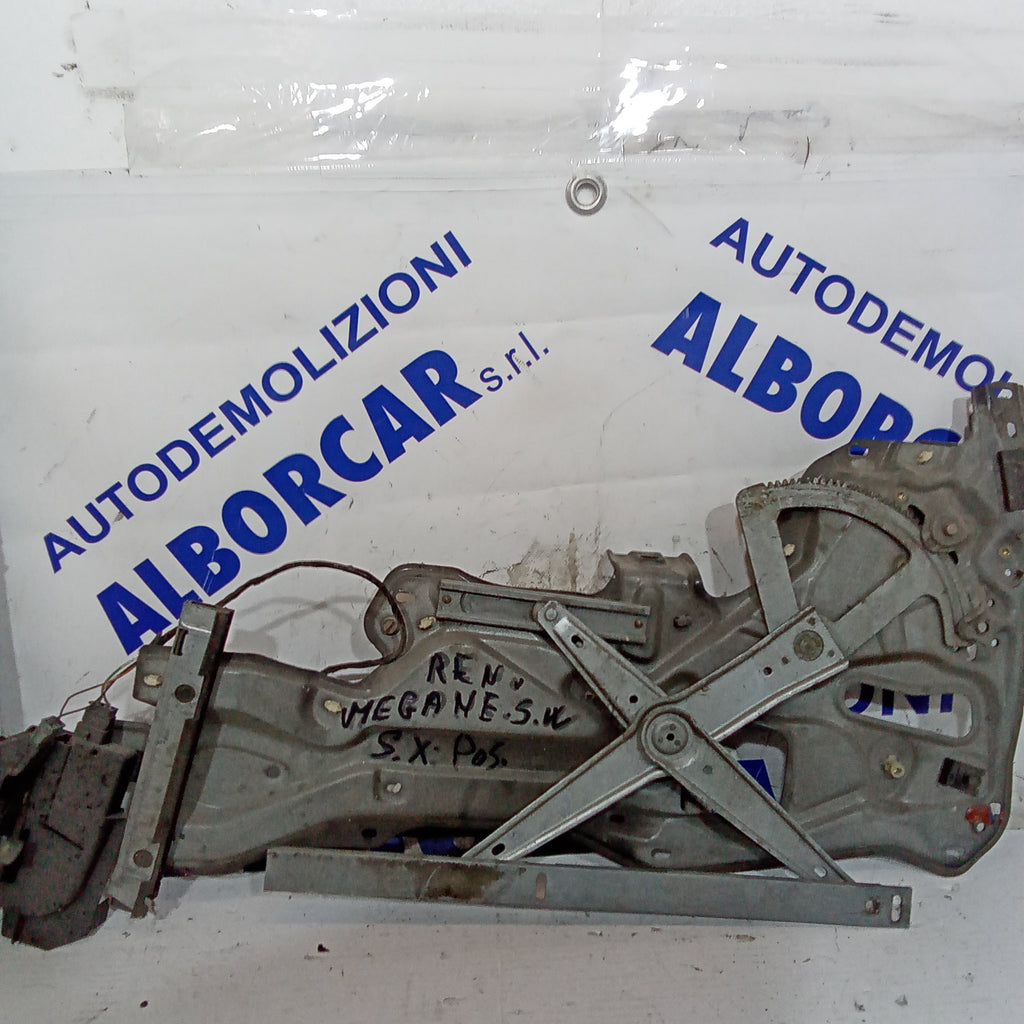 Alzavetro posteriore sinistro renault megane s.w. anno 2004