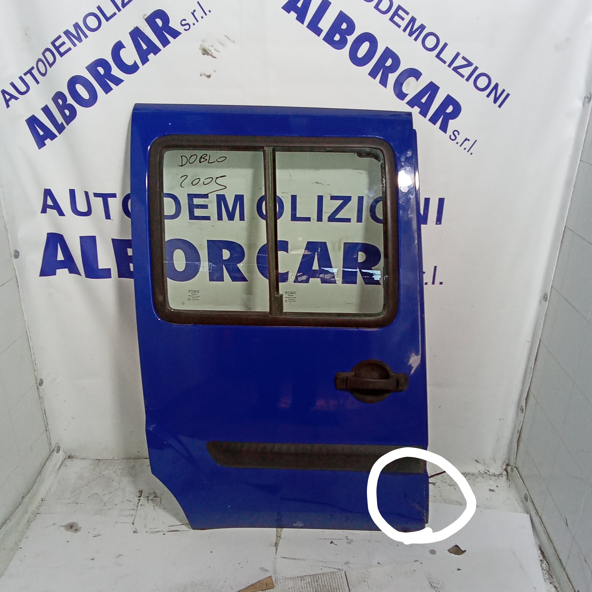 portellone laterale destro fiat Doblò anno 2005