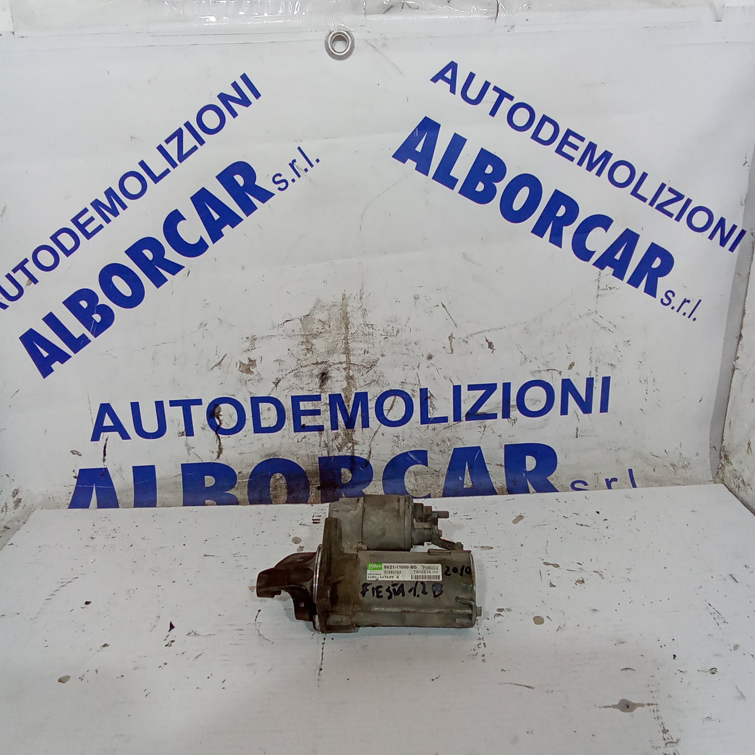 Motorino di avviamento ford fiesta 1.2 benzina anno 2010