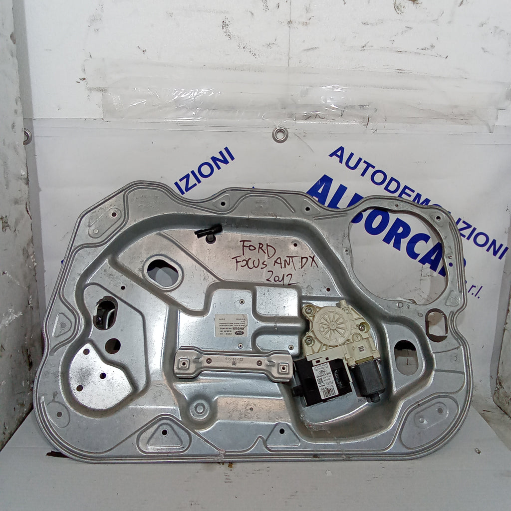 alzavetro (completo) sportello anteriore destro  ford focus 1.8 tdci anno 2012
