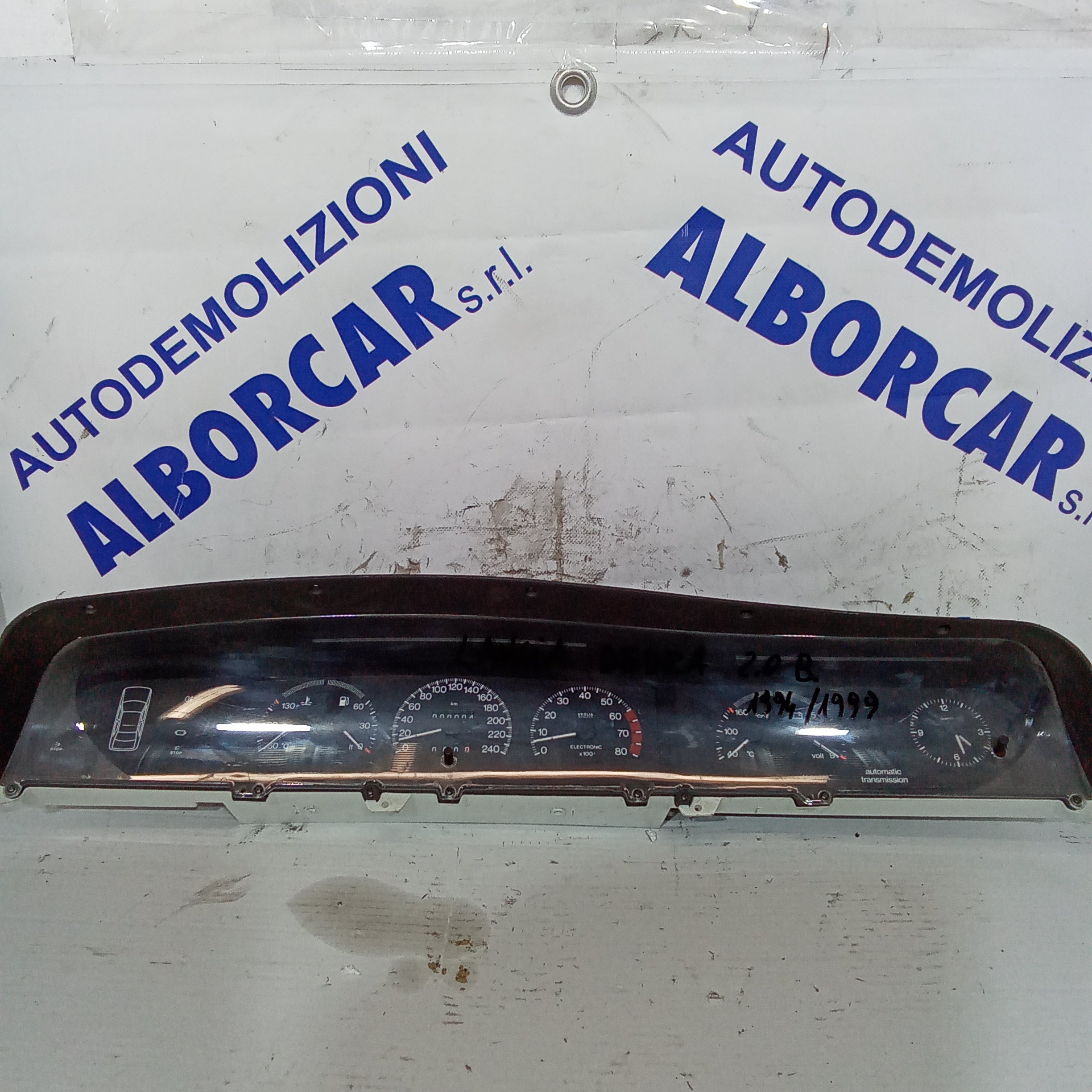 quadro strumenti contachilometri lancia dedra 2.0 benzina anno 1994/1999 codice 6033030050E