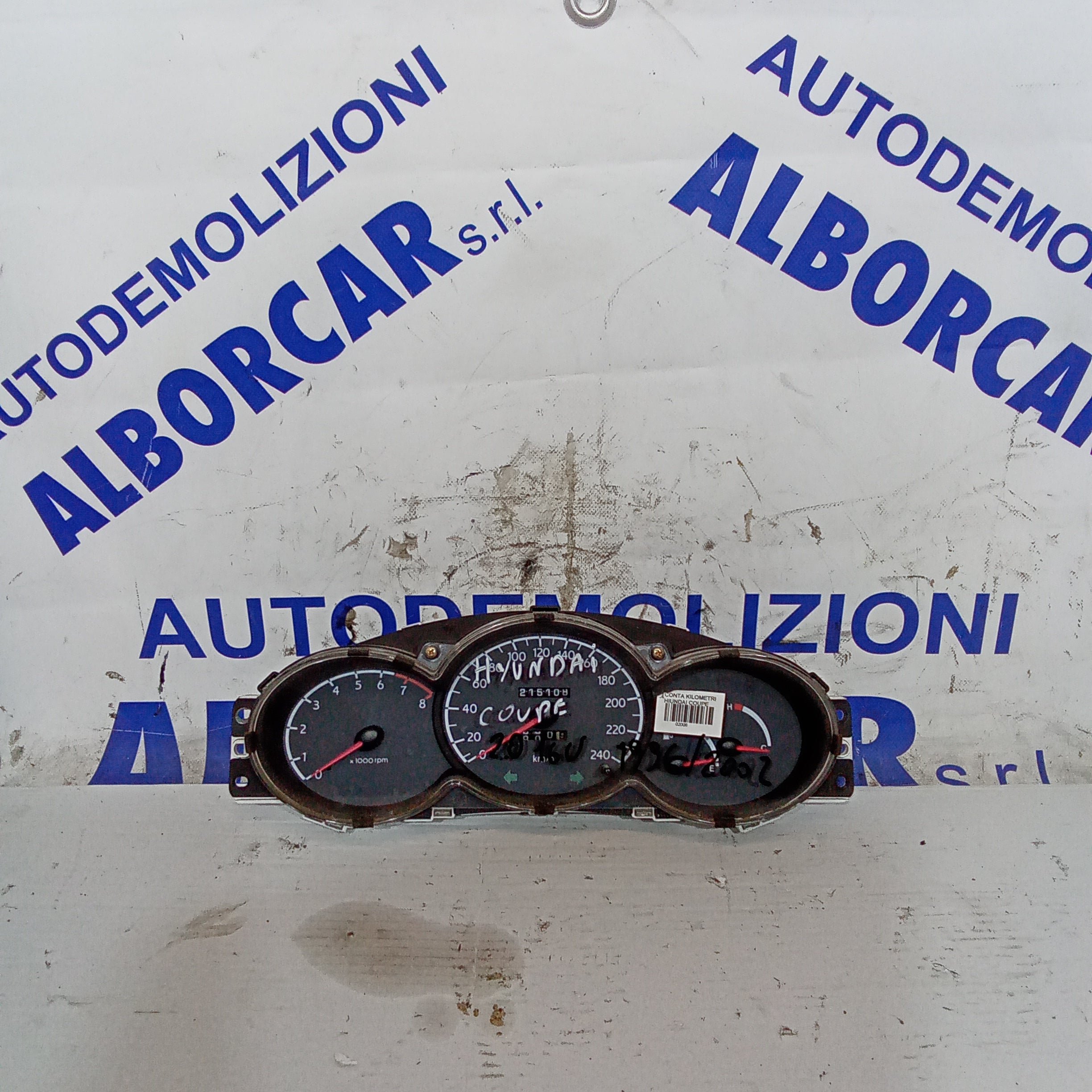 quadro strumenti contachilometri   Hyundai coupé 2.0 16v anno 1996/2002 codice 78813610