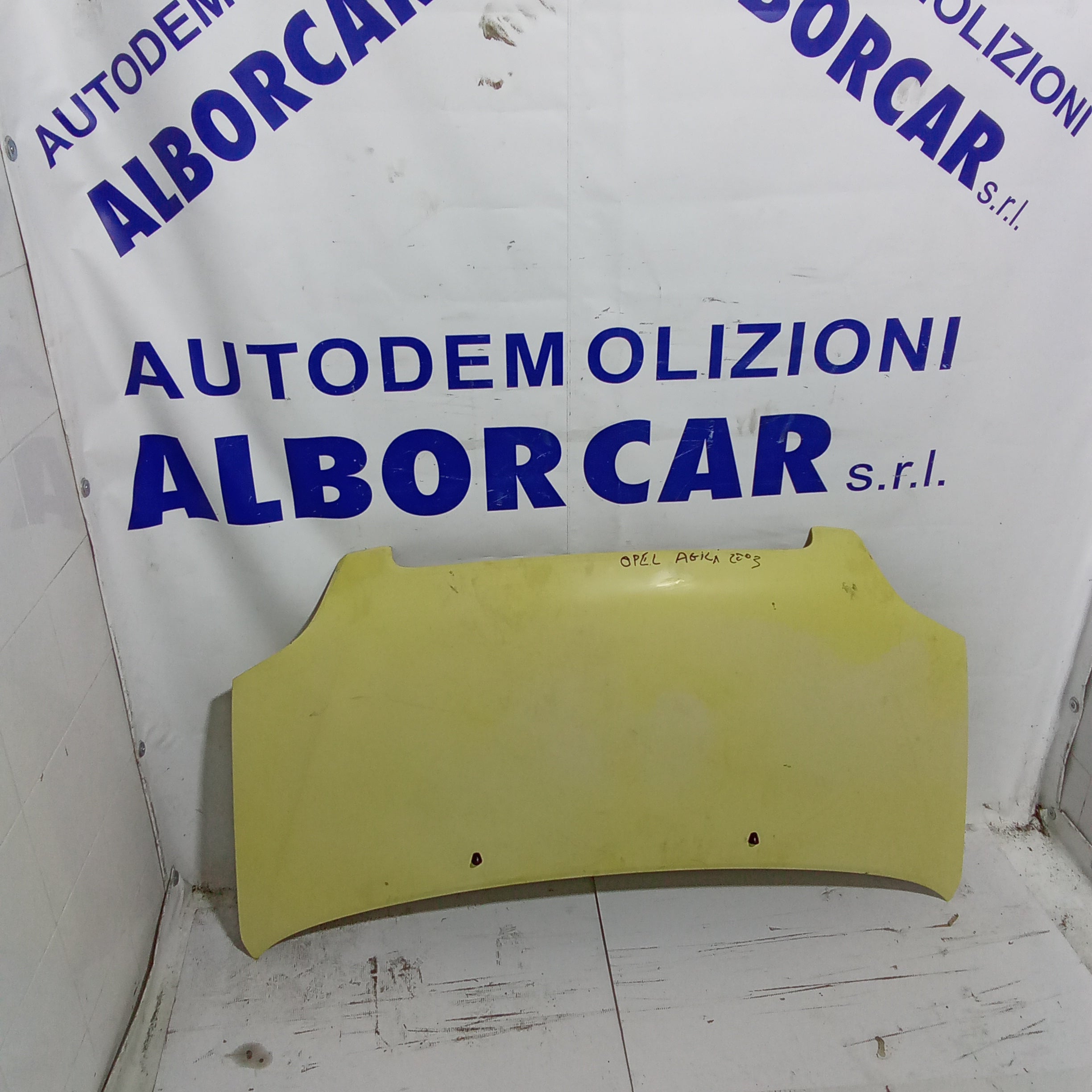 Cofano anteriore motore opel agila anno 2003