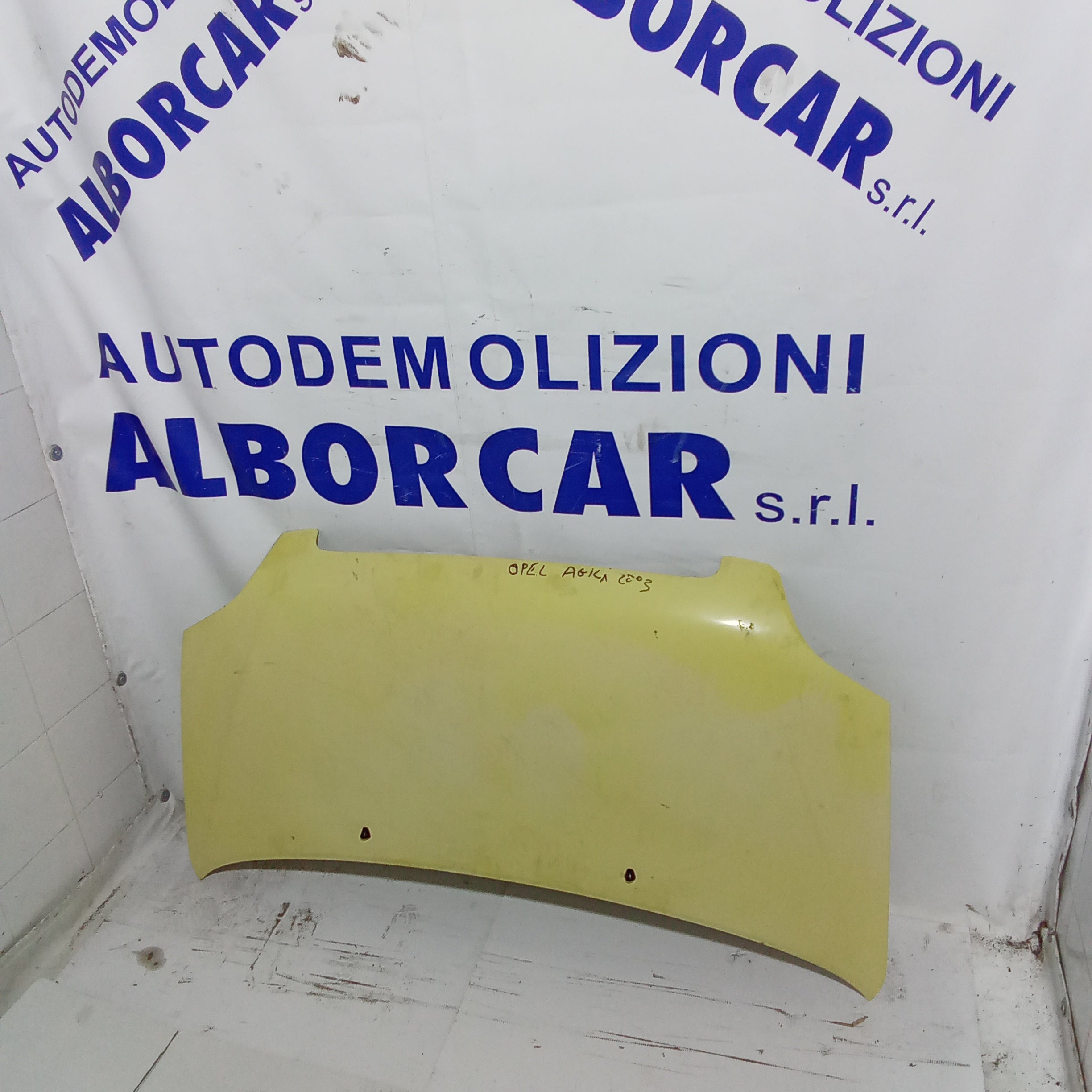 Cofano anteriore motore opel agila anno 2003