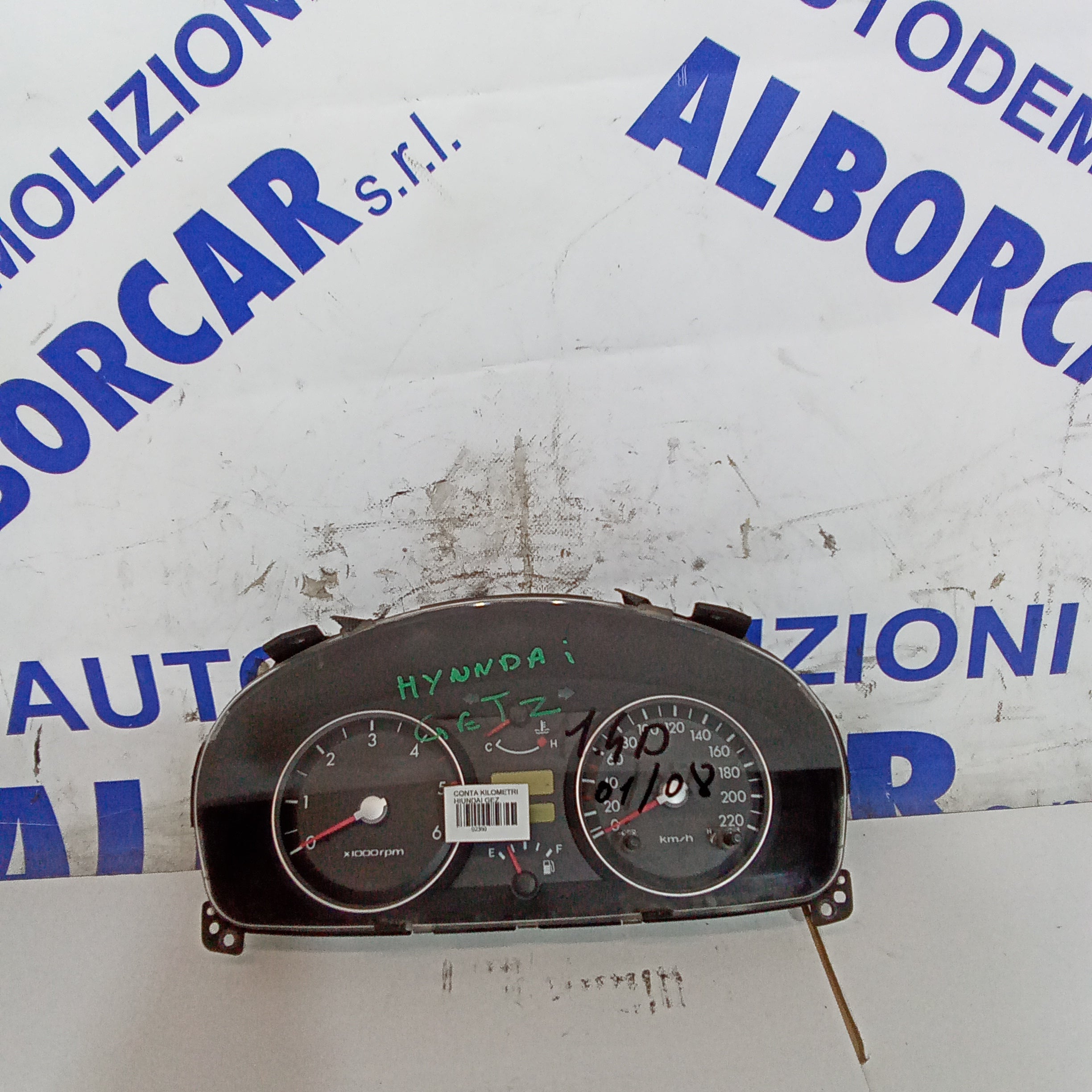 cuadro de instrumentos cuentakilómetros Hyundai Getz 1.4d año 2001/2008 código 940031C550