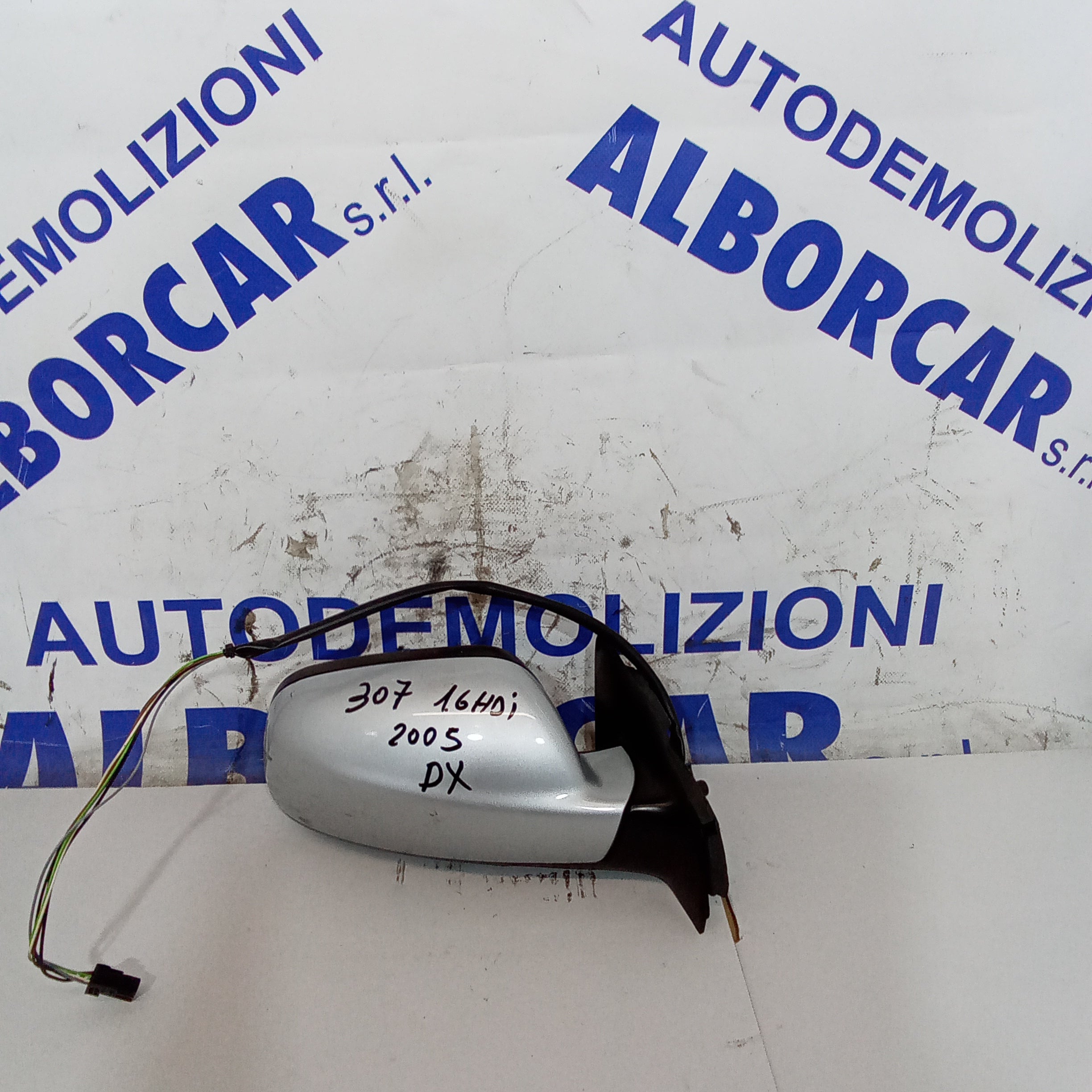specchietto retrovisore destro peugeot 307 1.6hdi anno 2005