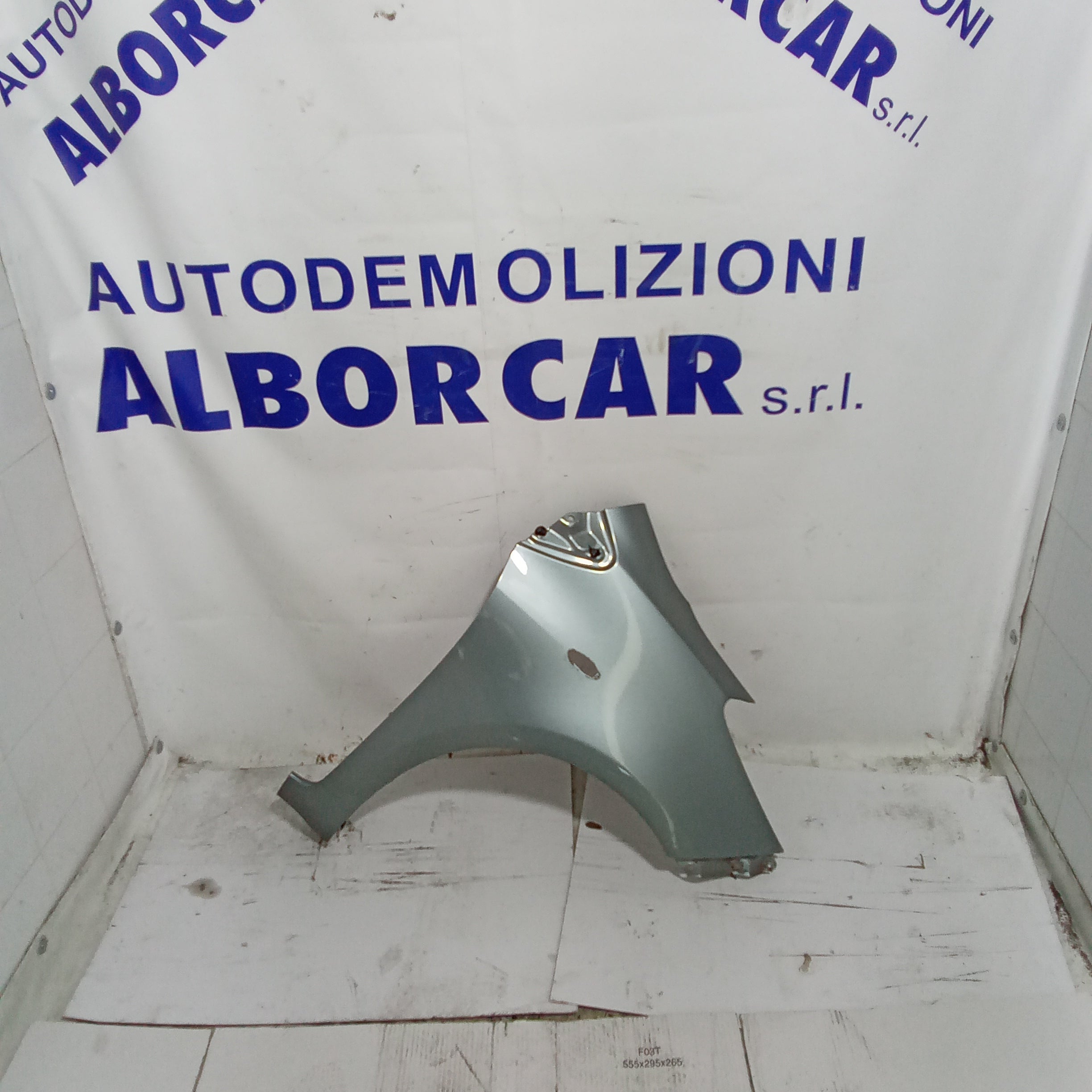parafango fianchetto anteriore destro toyota yaris anno 2007
