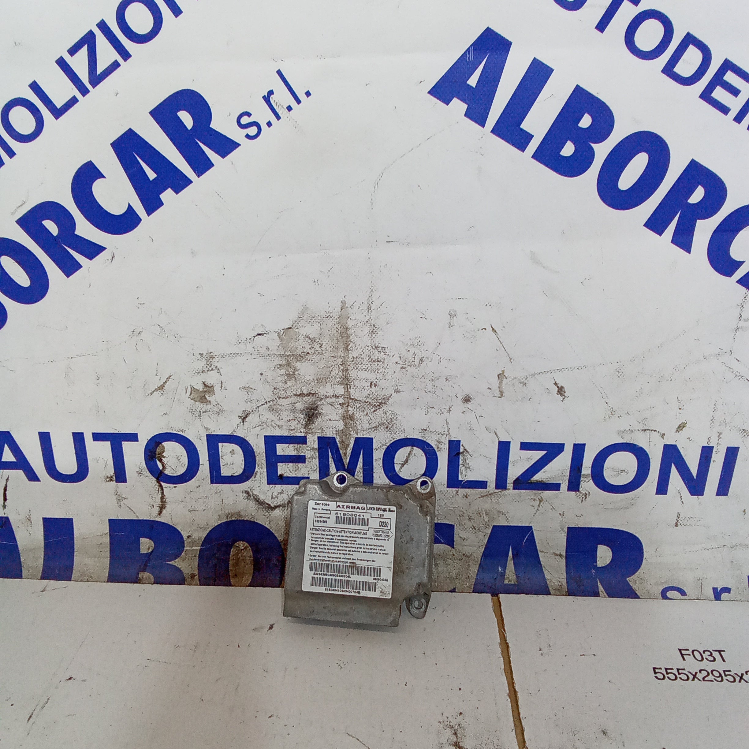 Centralina airbag lancia delta 1.6 mjt anno 2010 codice:53284389