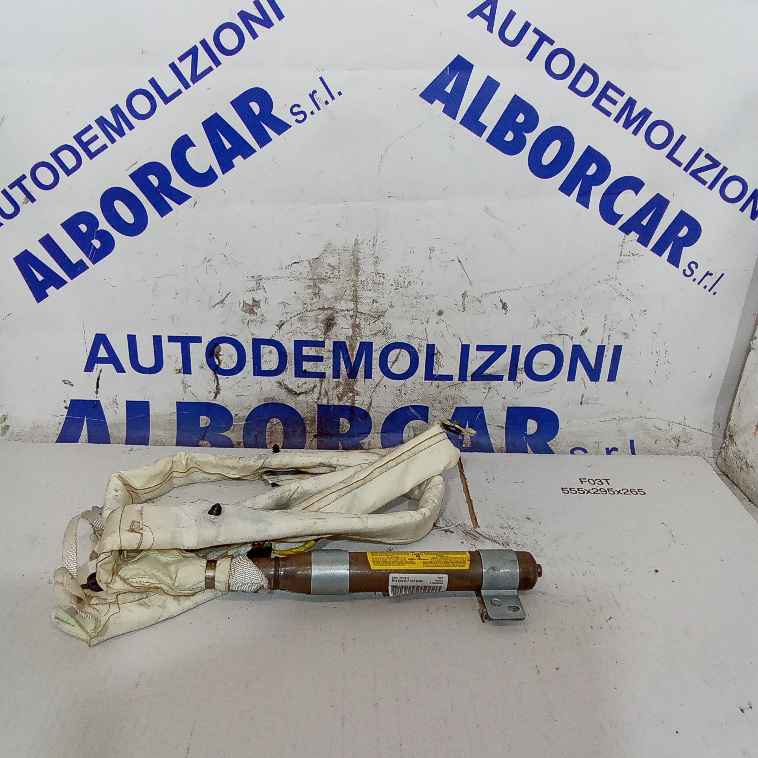 tendina airbag laterale destra lancia delta 1.6mjt anno 2010