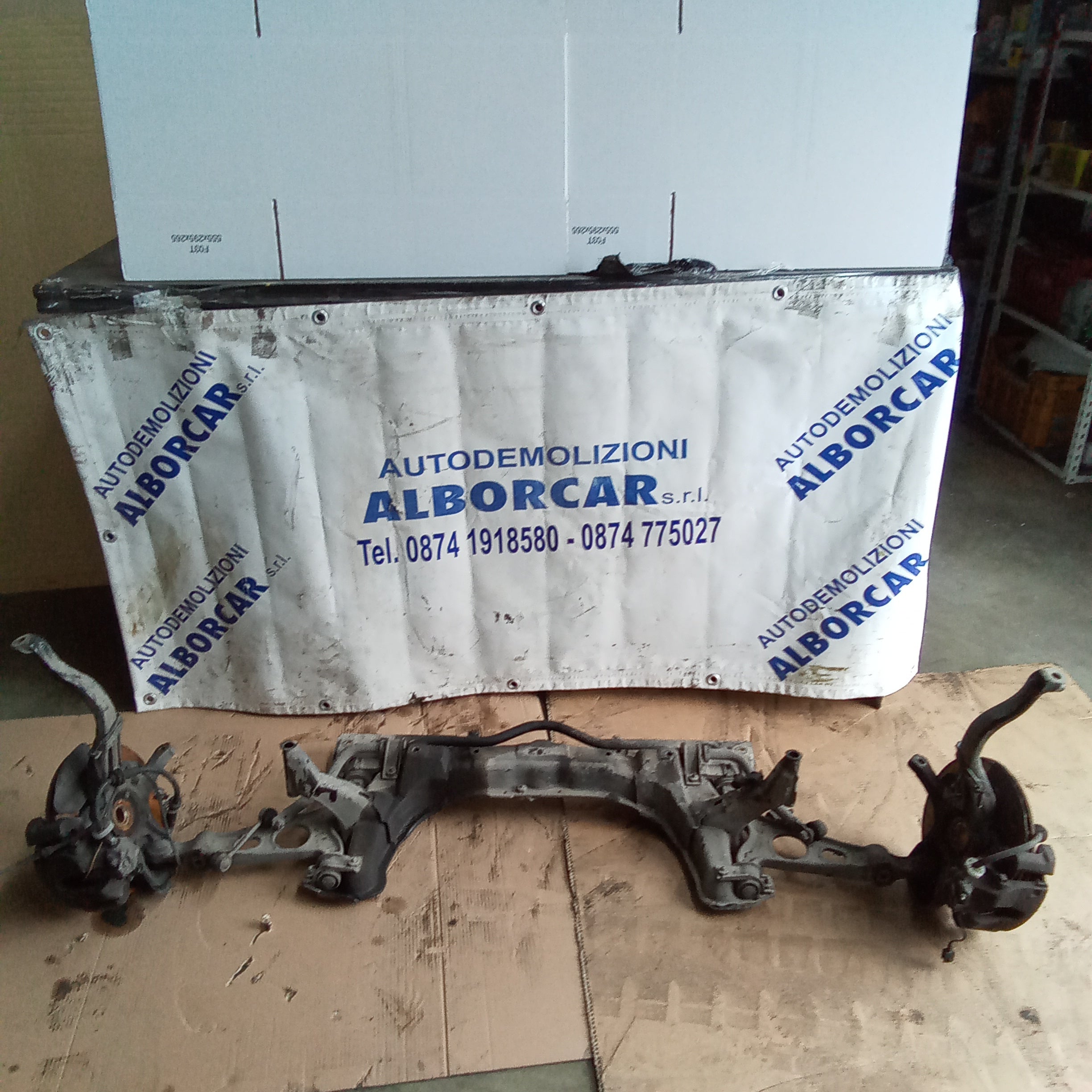 ponte assale anteriore completo alfa 156 2.0 twin spark anno 2004
