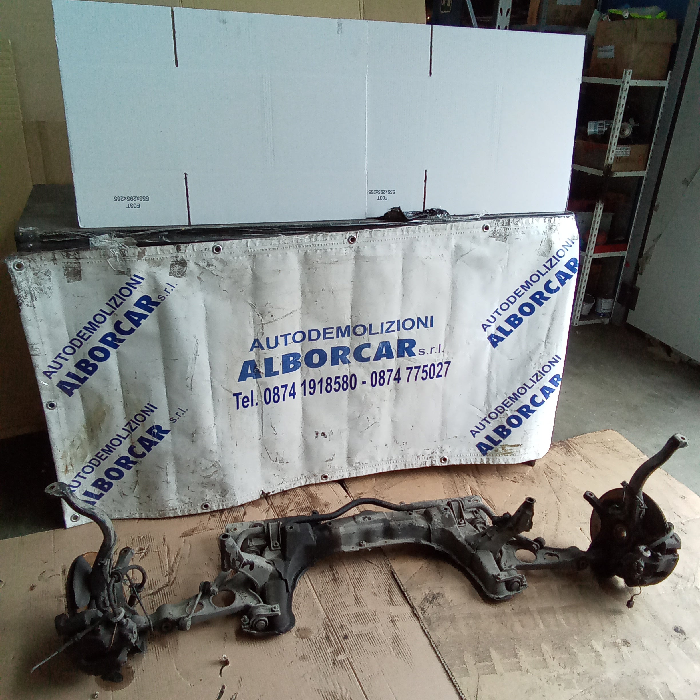 ponte assale anteriore completo alfa 156 2.0 twin spark anno 2004