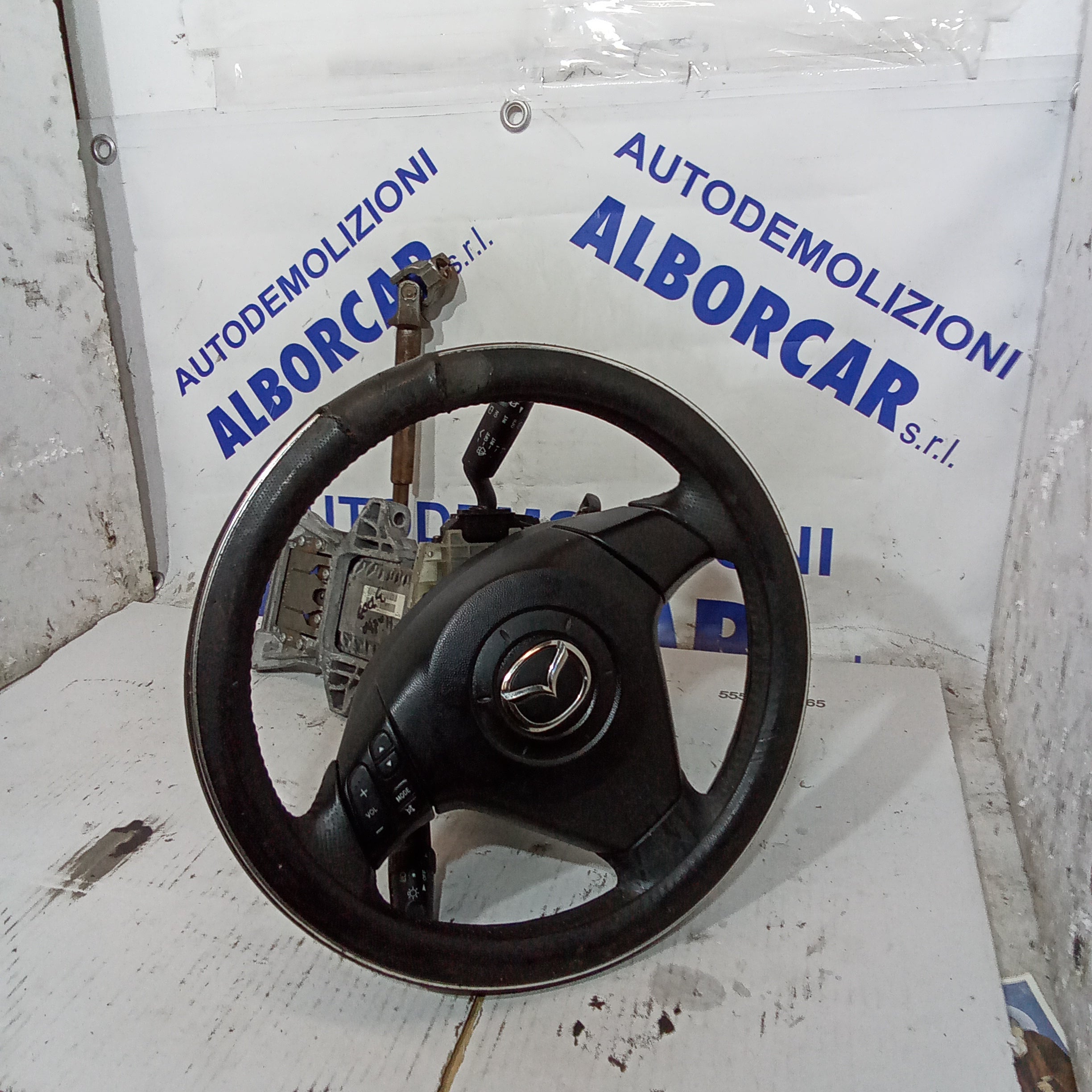 Steering column complete Mazda3 1.6 diesel year 2003/2009 code 17D799