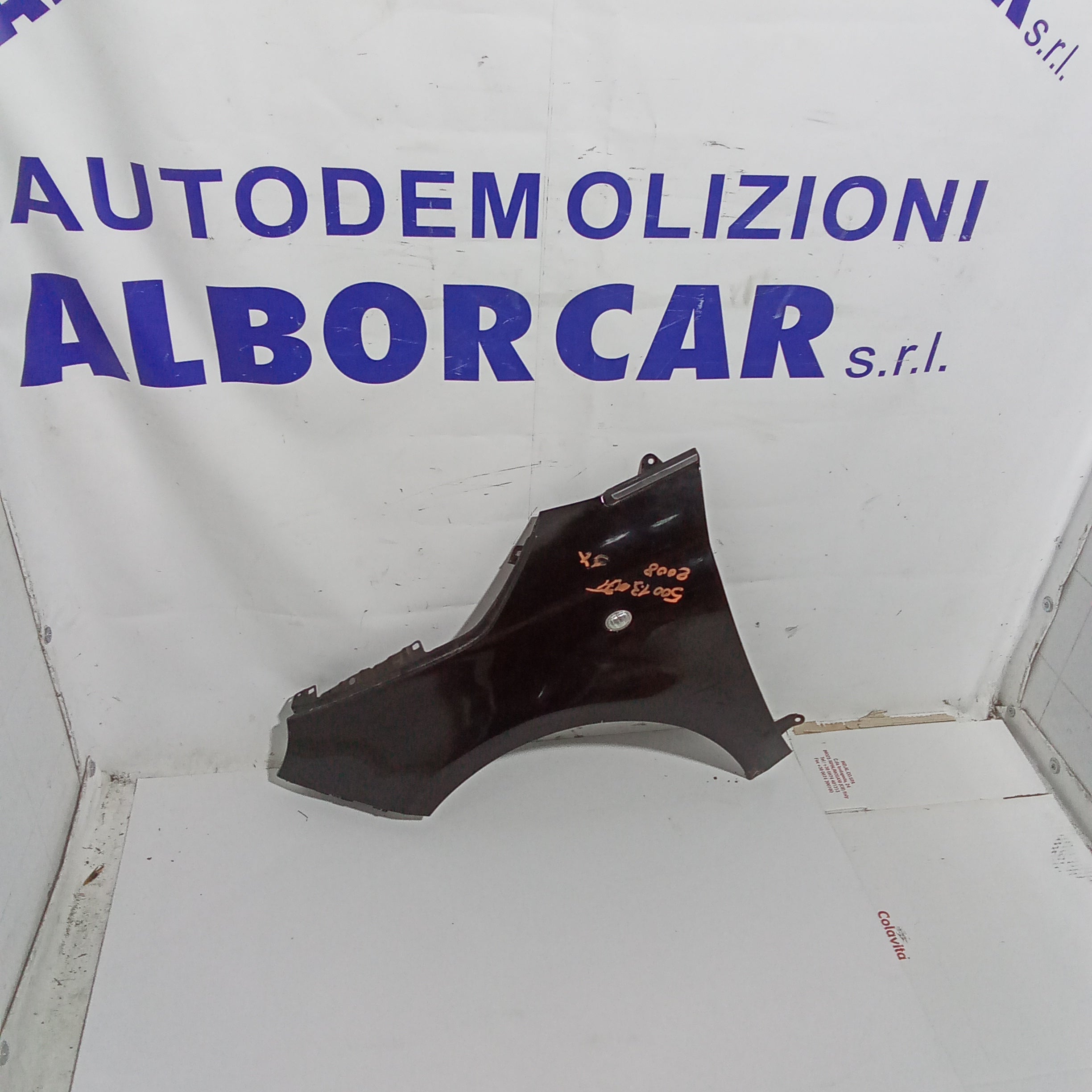 Front left fender Fiat 500 1.3 mjt year 2008