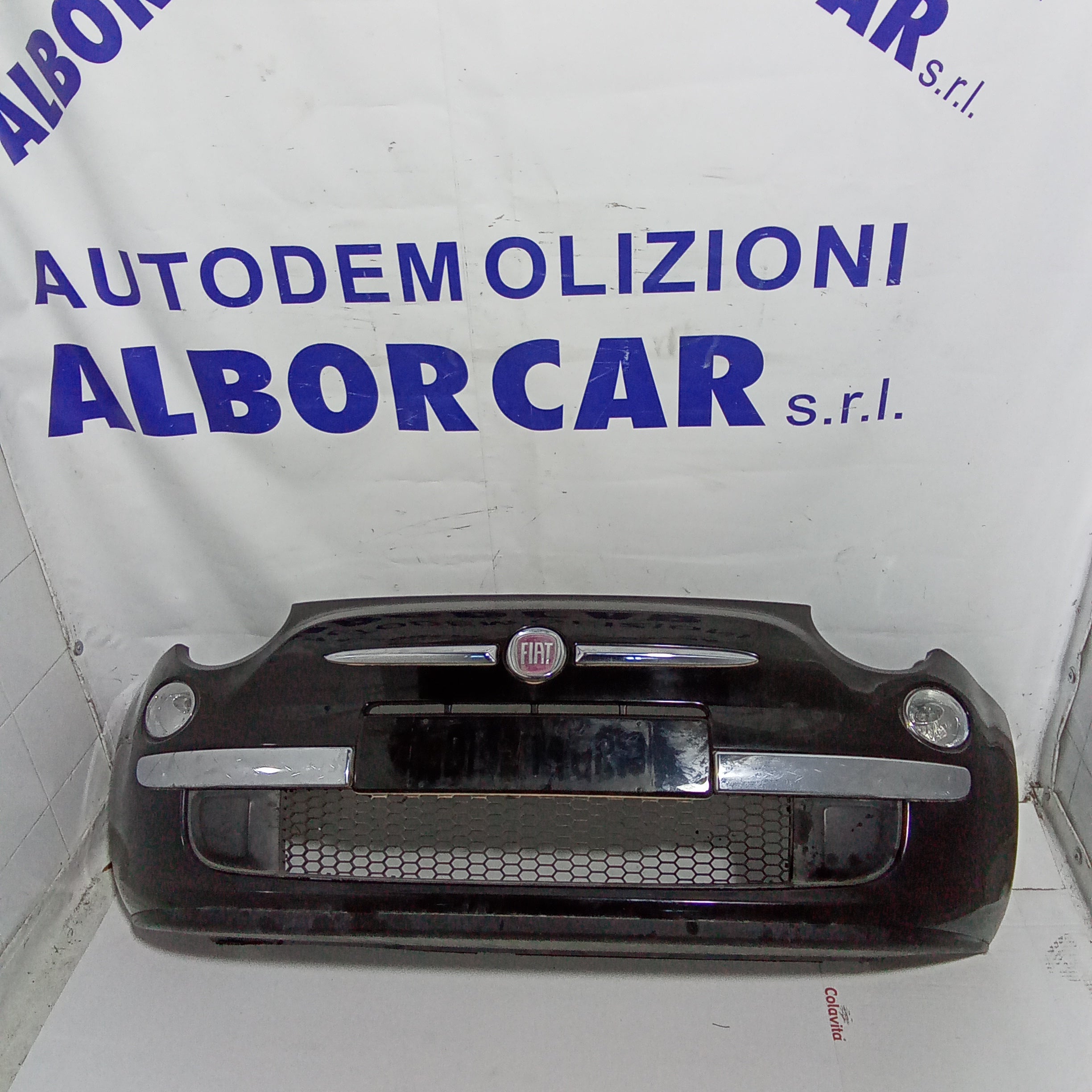 Paraurti anteriore completo fiat 500 1.3 mjt anno 2008