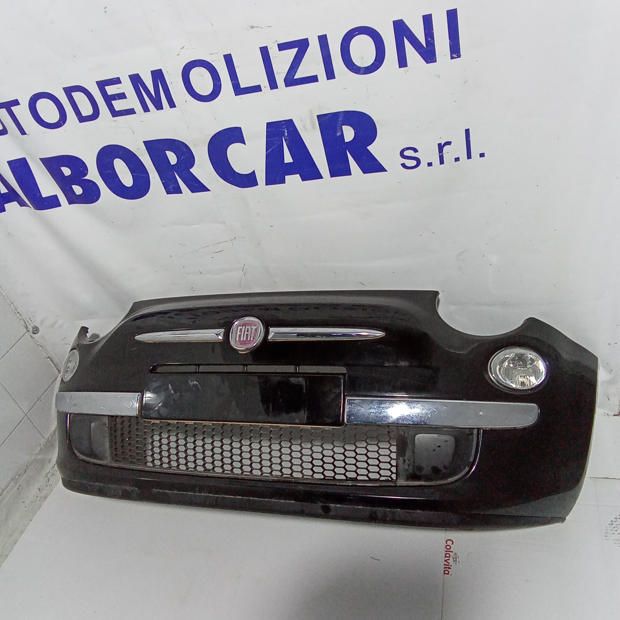 Paraurti anteriore completo fiat 500 1.3 mjt anno 2008