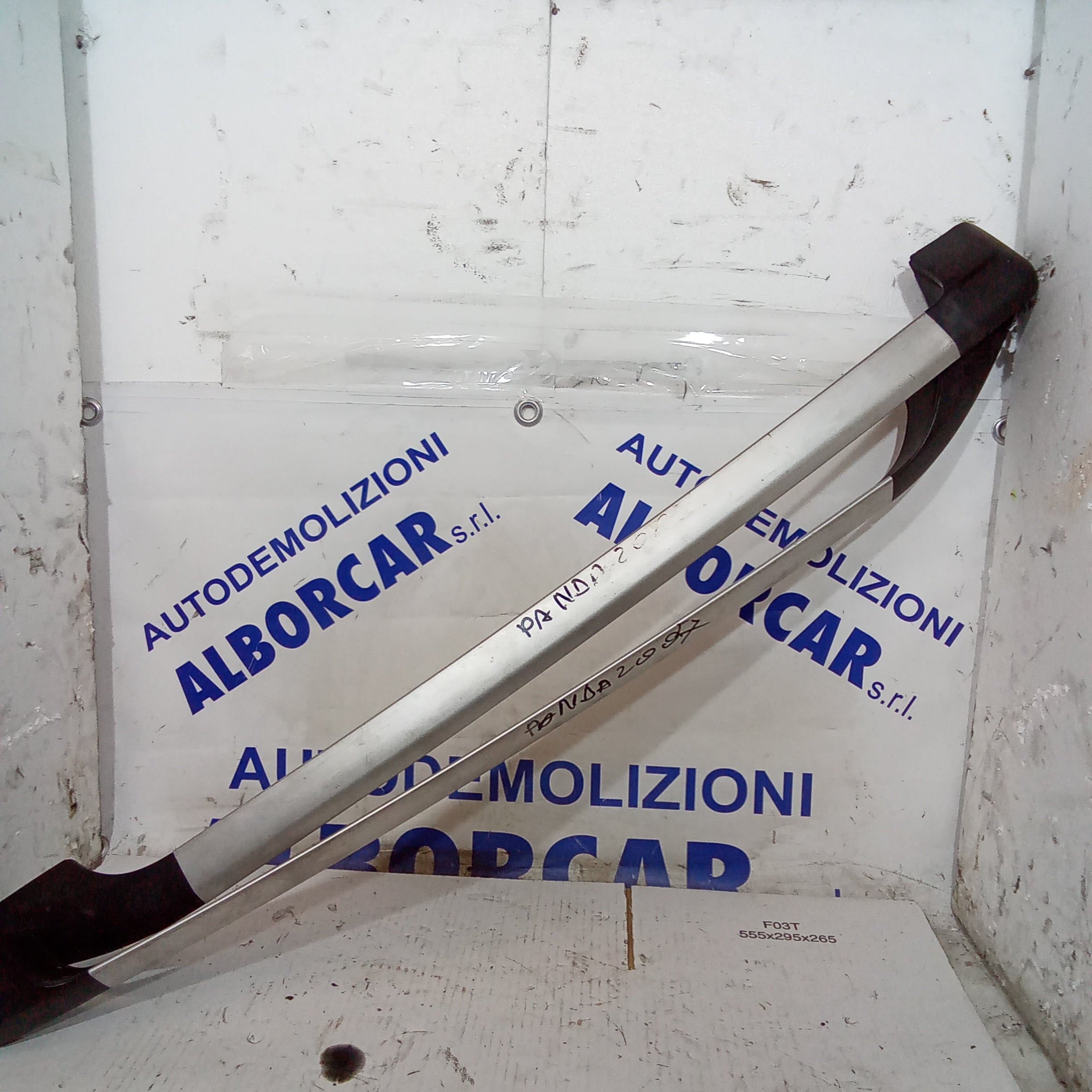 Longitudinal roof bars for Fiat Panda year 2007