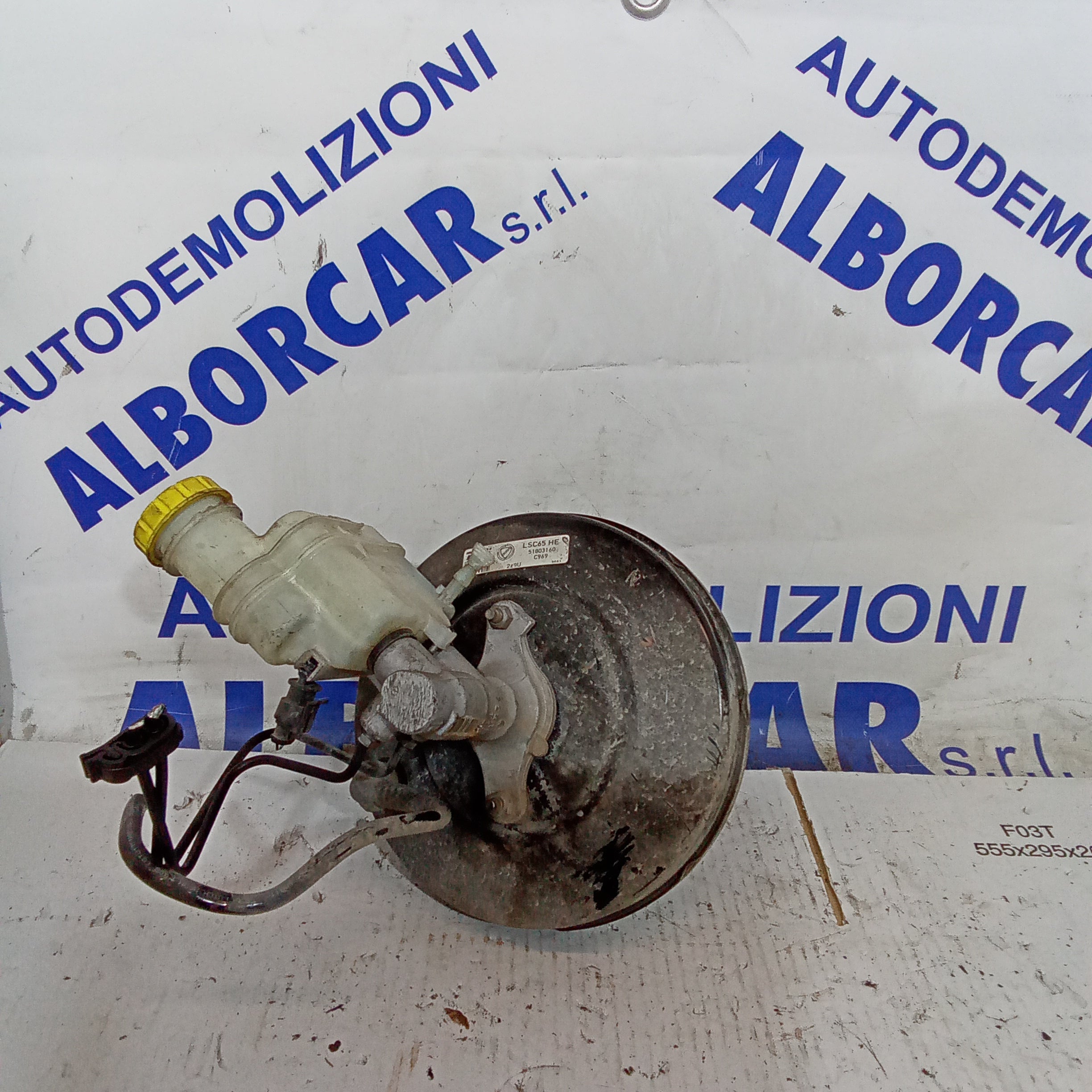 brake servo pump (complete) Fiat Panda 1.3 mjt year 2008 code 51803160