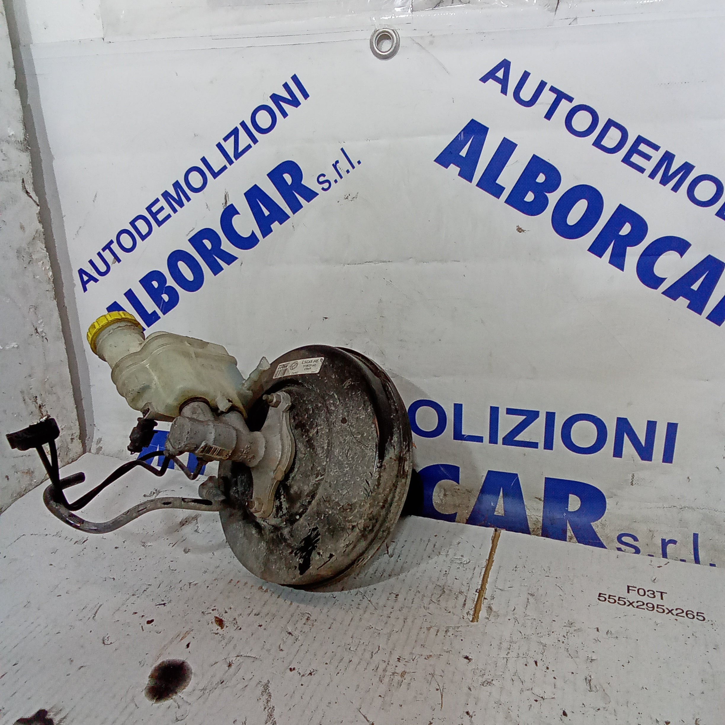 brake servo pump (complete) Fiat Panda 1.3 mjt year 2008 code 51803160