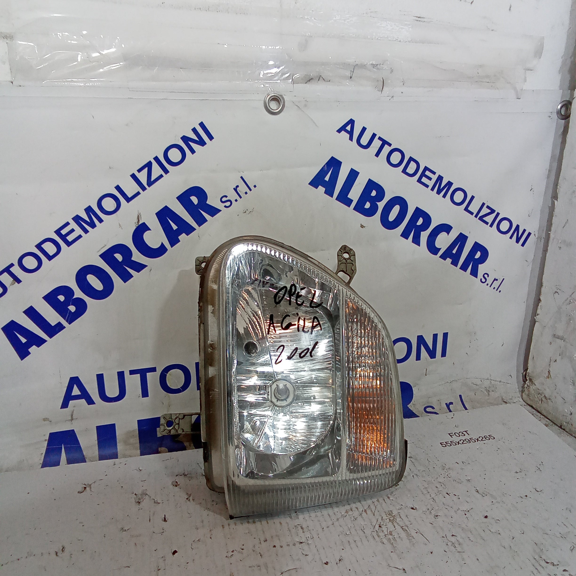 headlight right front Opel Agila year 2001