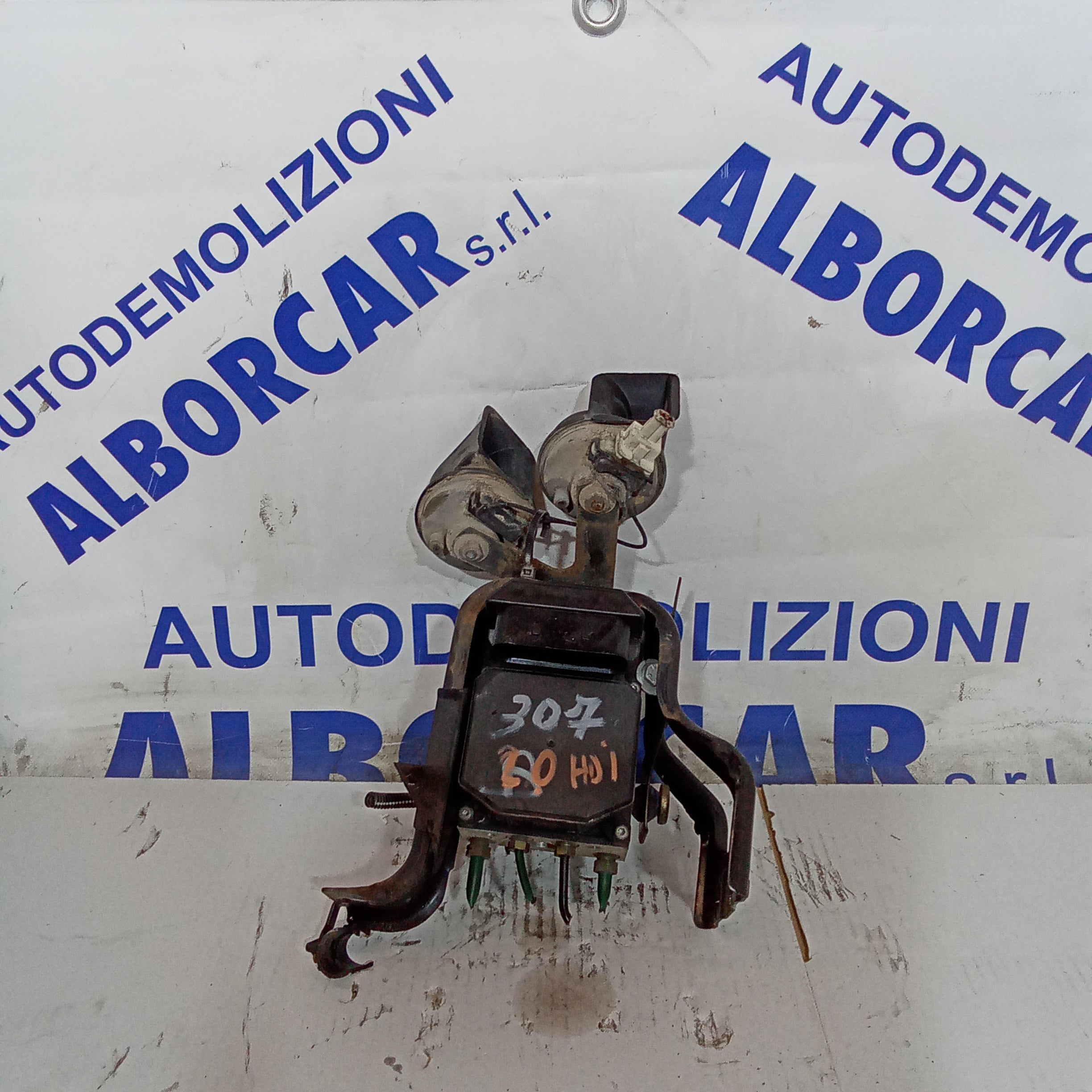 Peugeot 307 2.0 HDI ABS pump control unit, years 2001-2009, part number 0265225188