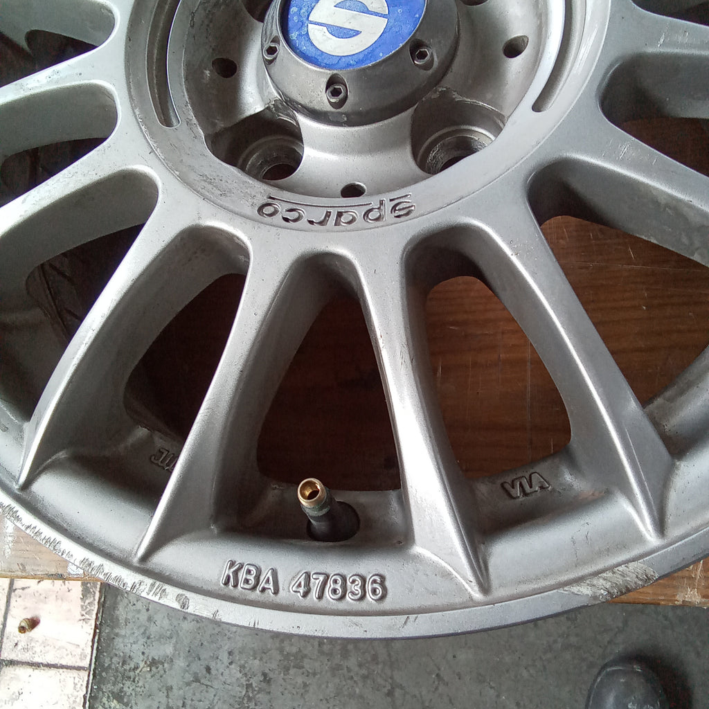 4 cerchi in lega 14 pollici 4 fori sparco