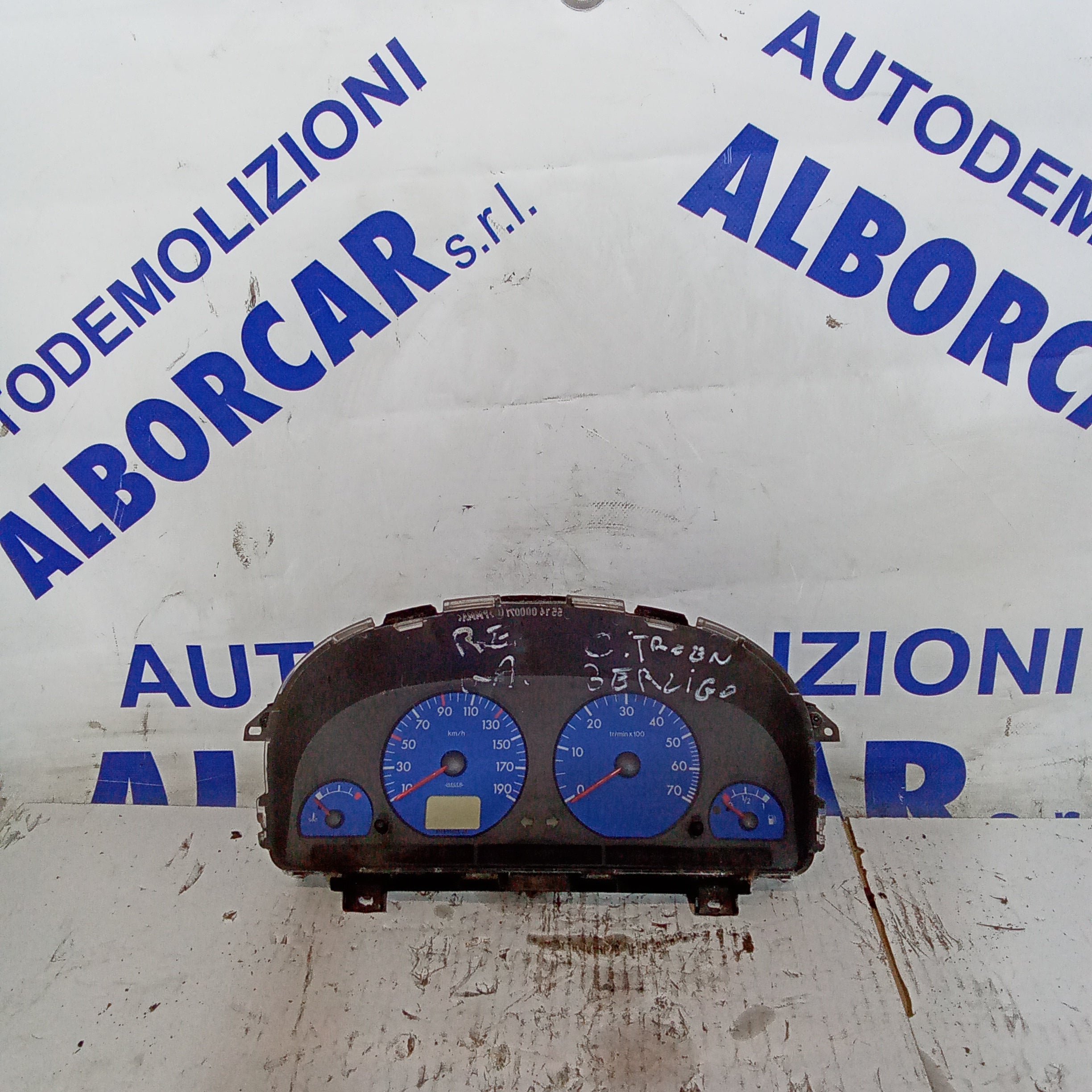 Instrument cluster speedometer Citroen Berlingo diesel year 1997 part number 5514000070