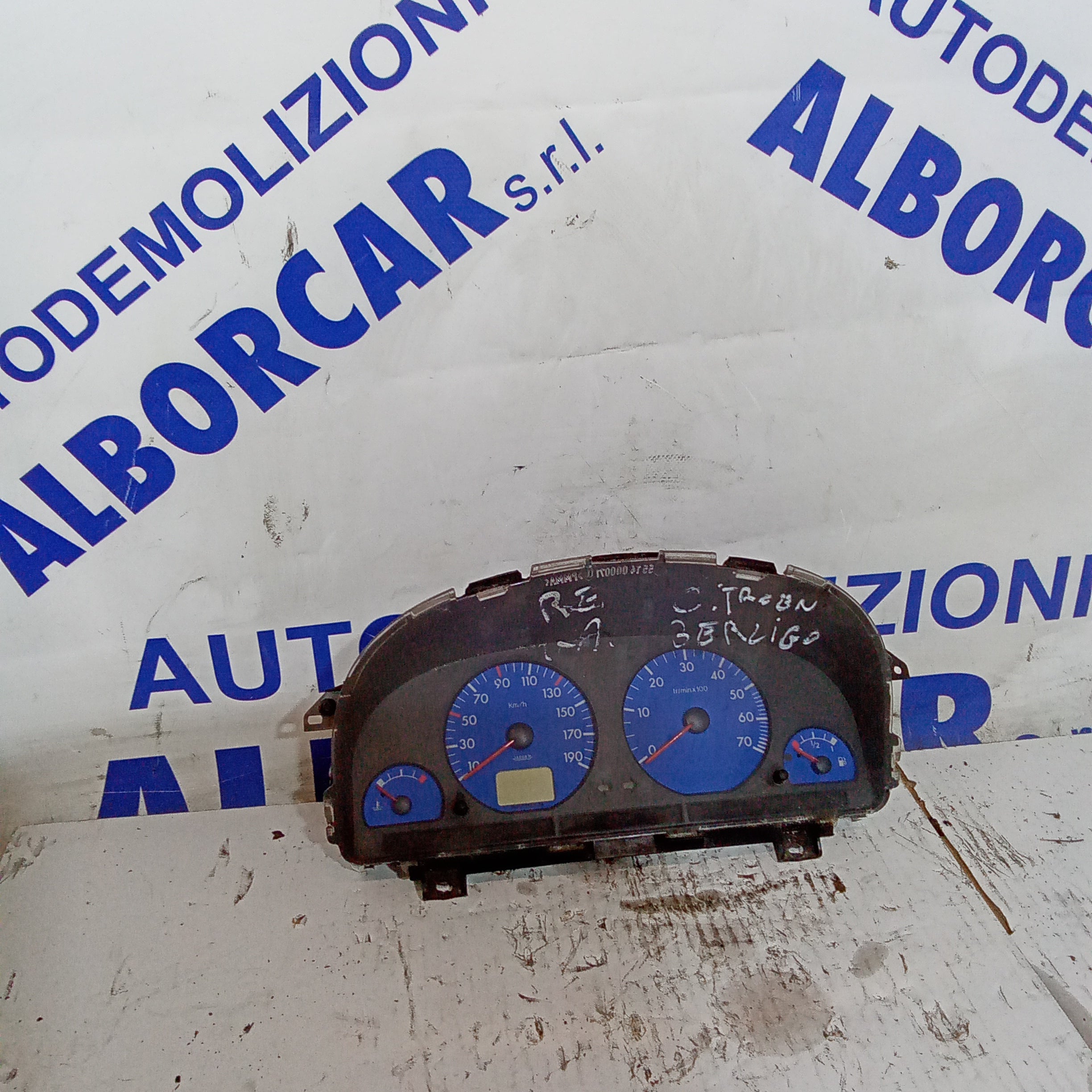 Instrument cluster speedometer Citroen Berlingo diesel year 1997 part number 5514000070