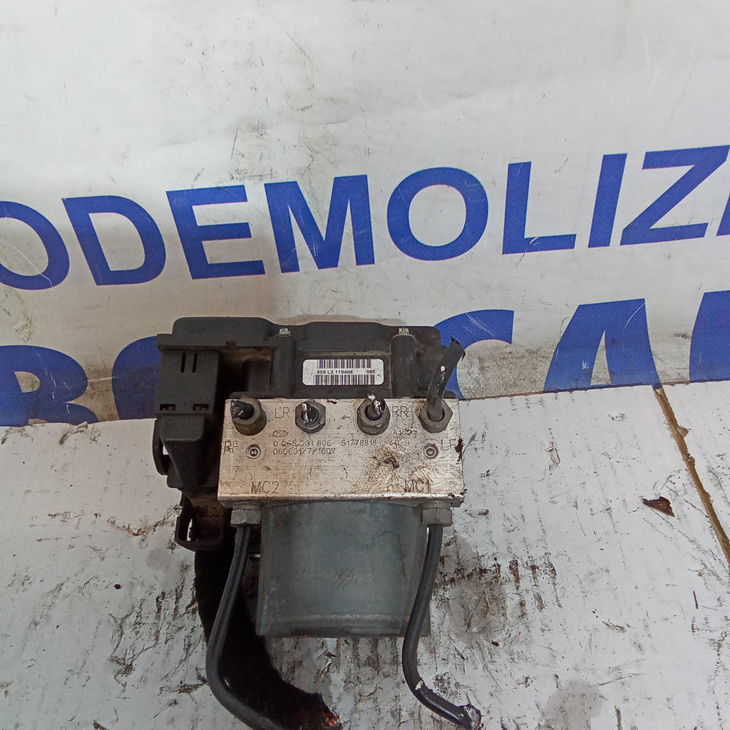ABS pump control unit Fiat Stilo 1.9jtd year 2006 code 0265231806