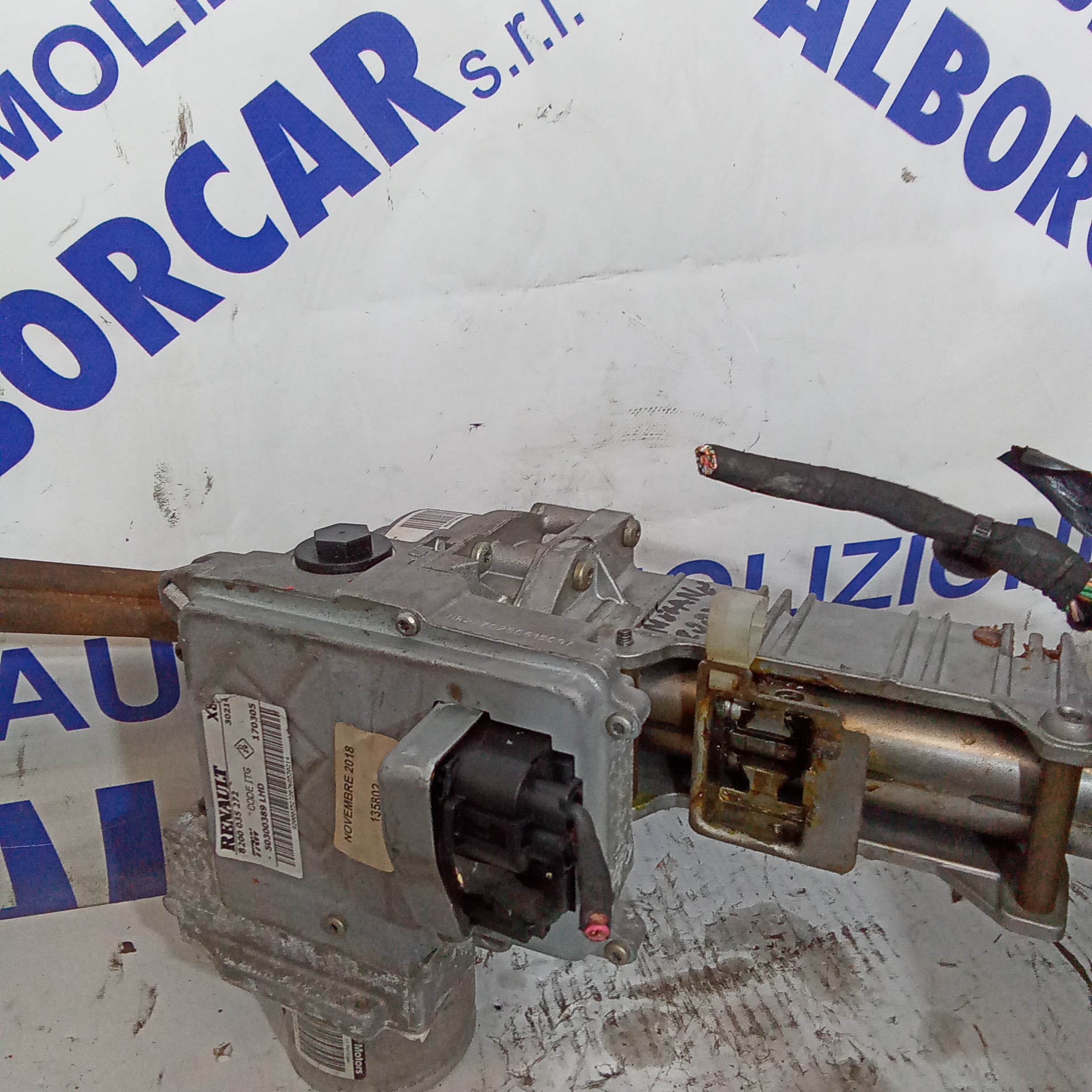 Complete steering column Renault Megane 1.9 dci year 2006 code 8200035272