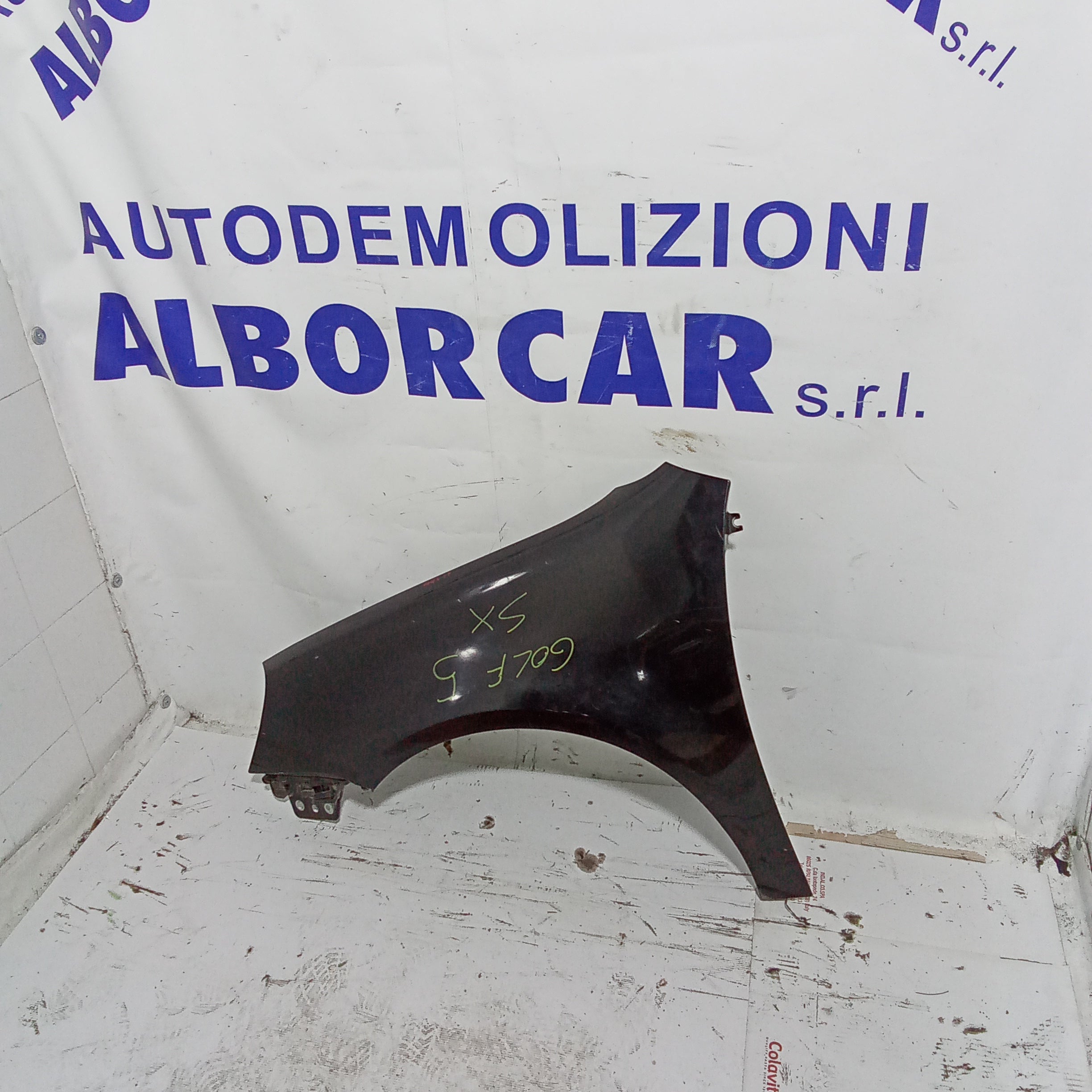 parafango fianchetto sinistro volkswagen golf 5 anno 2008