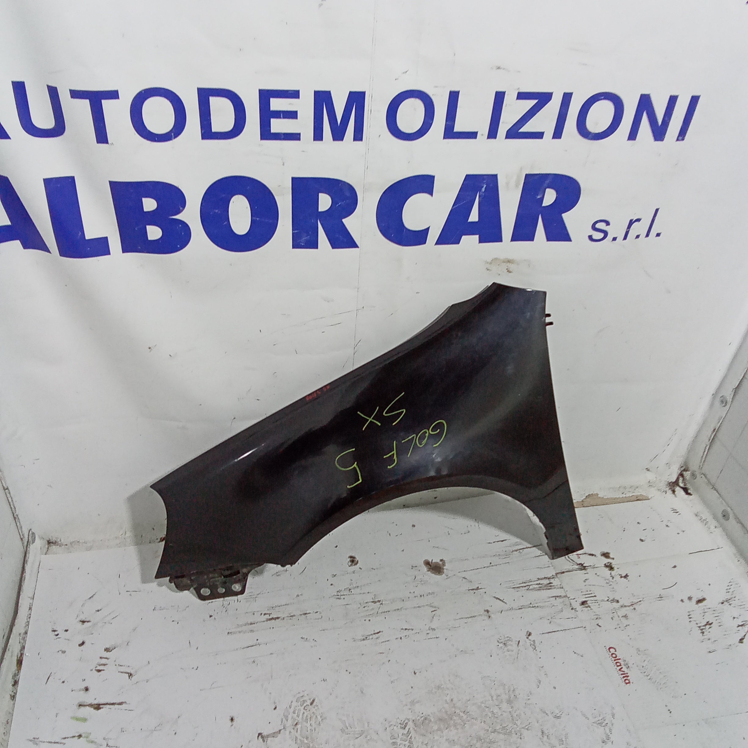 parafango fianchetto sinistro volkswagen golf 5 anno 2008