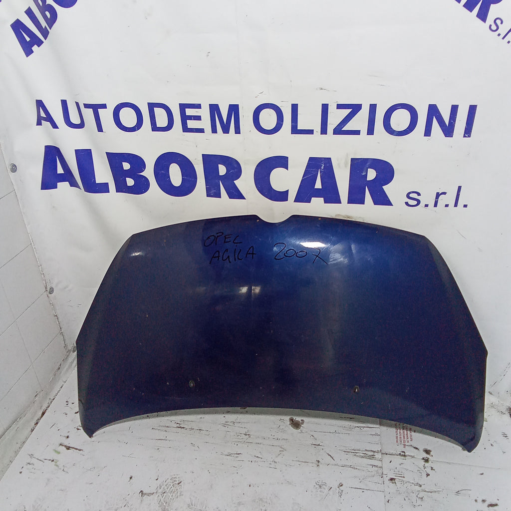 cofano motore anteriore opel agila anno 2007