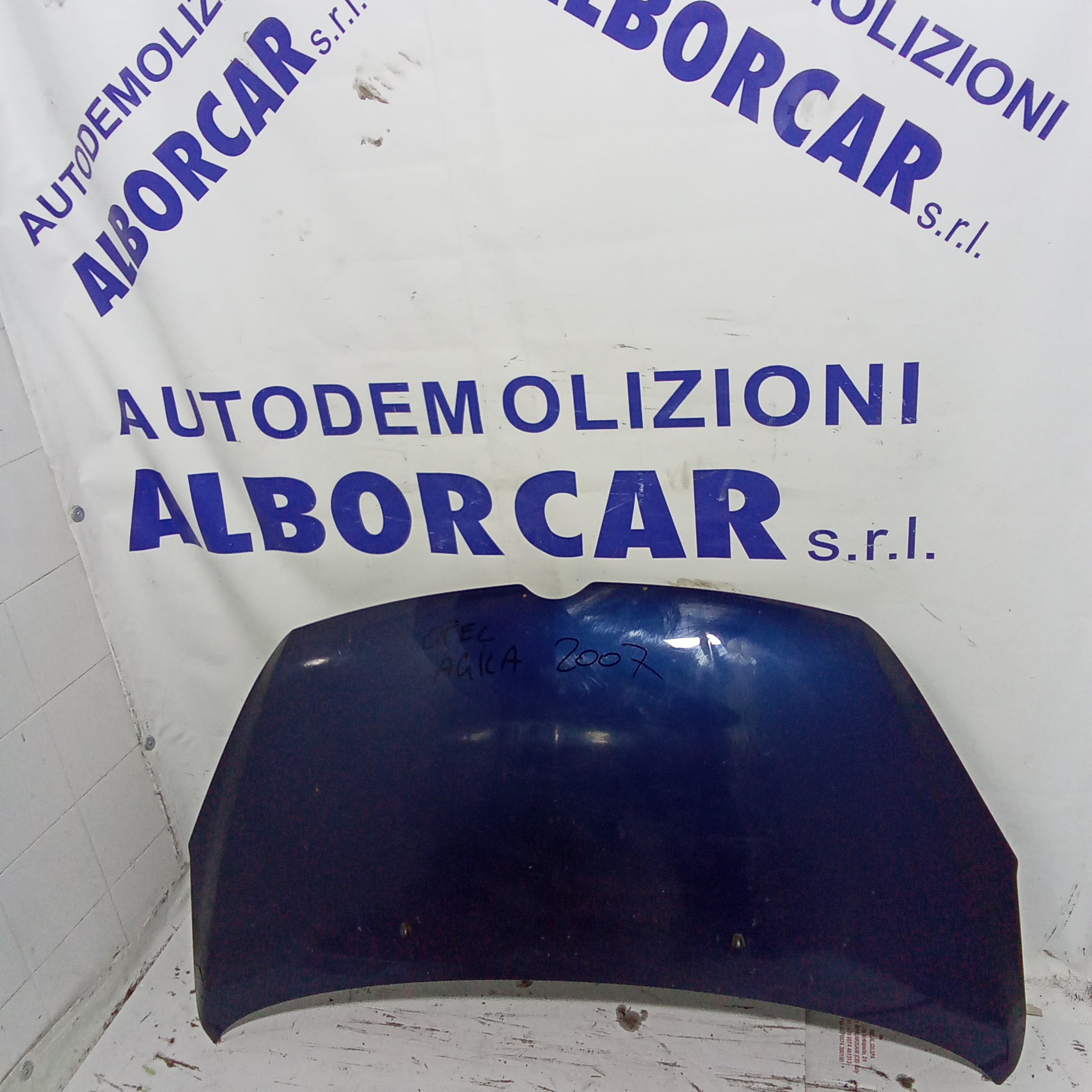 cofano motore anteriore opel agila anno 2007