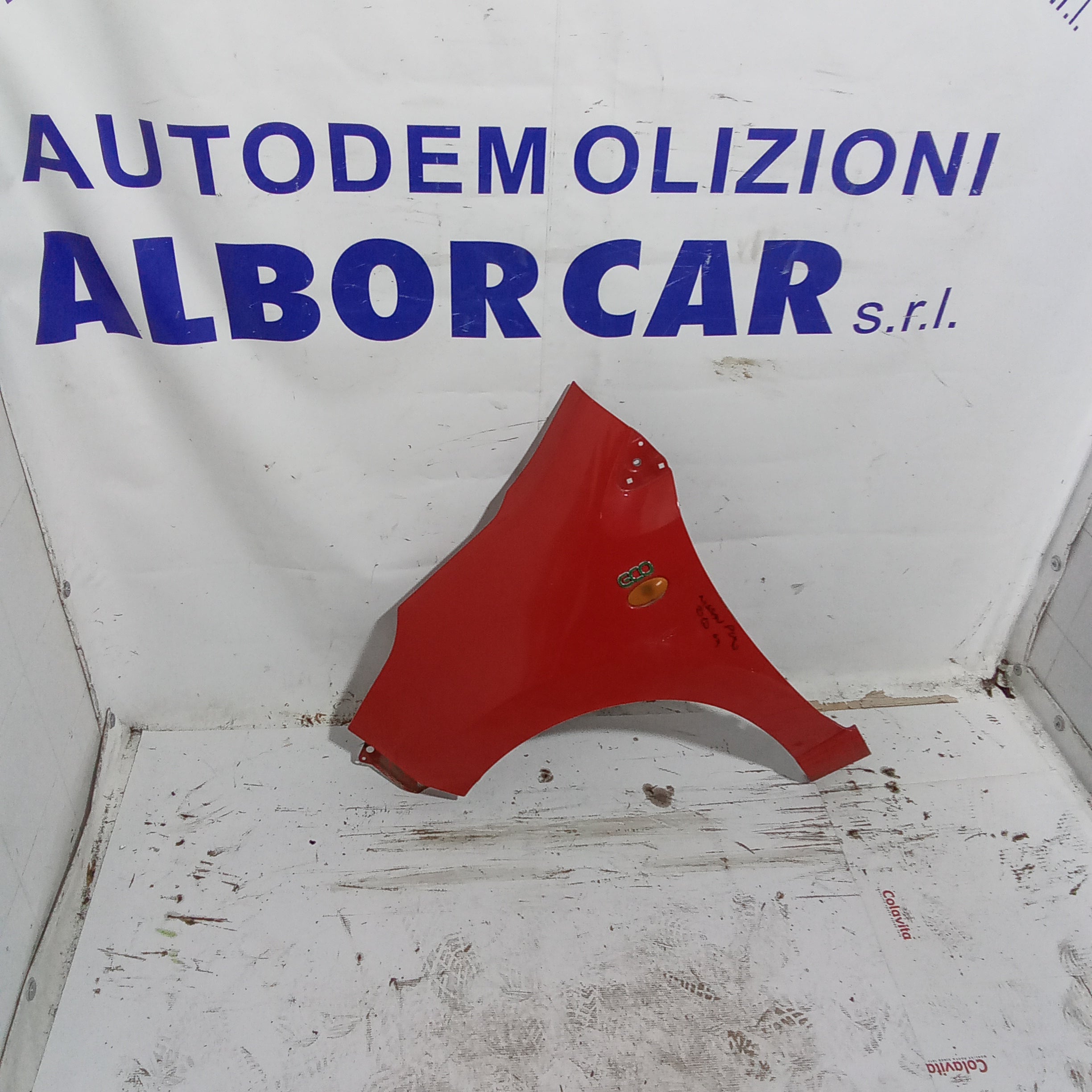parafango fianchetto anteriore sinistro nissan pixo anno 2010