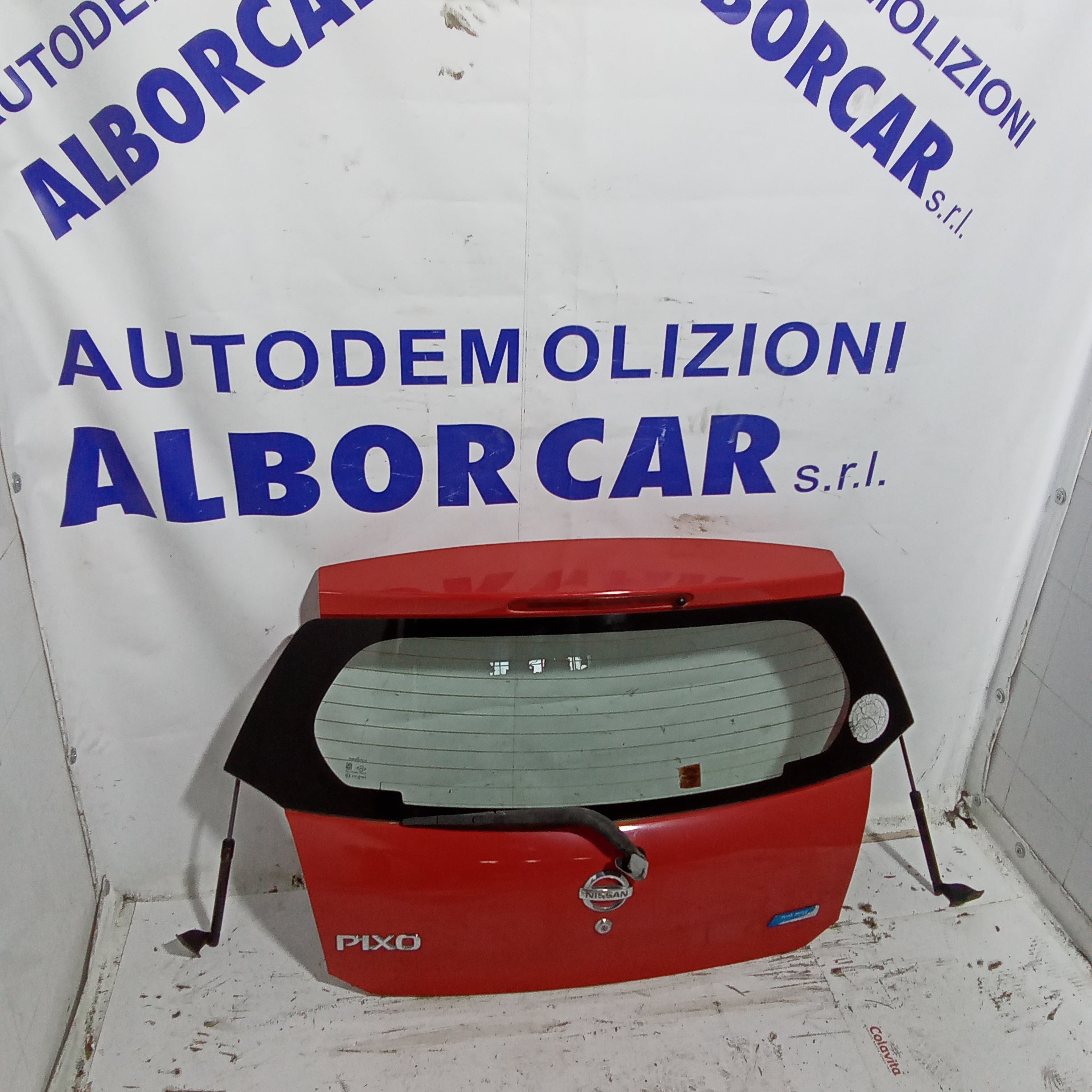 cofano baule posteriore (completo) nissan pixo anno 2010