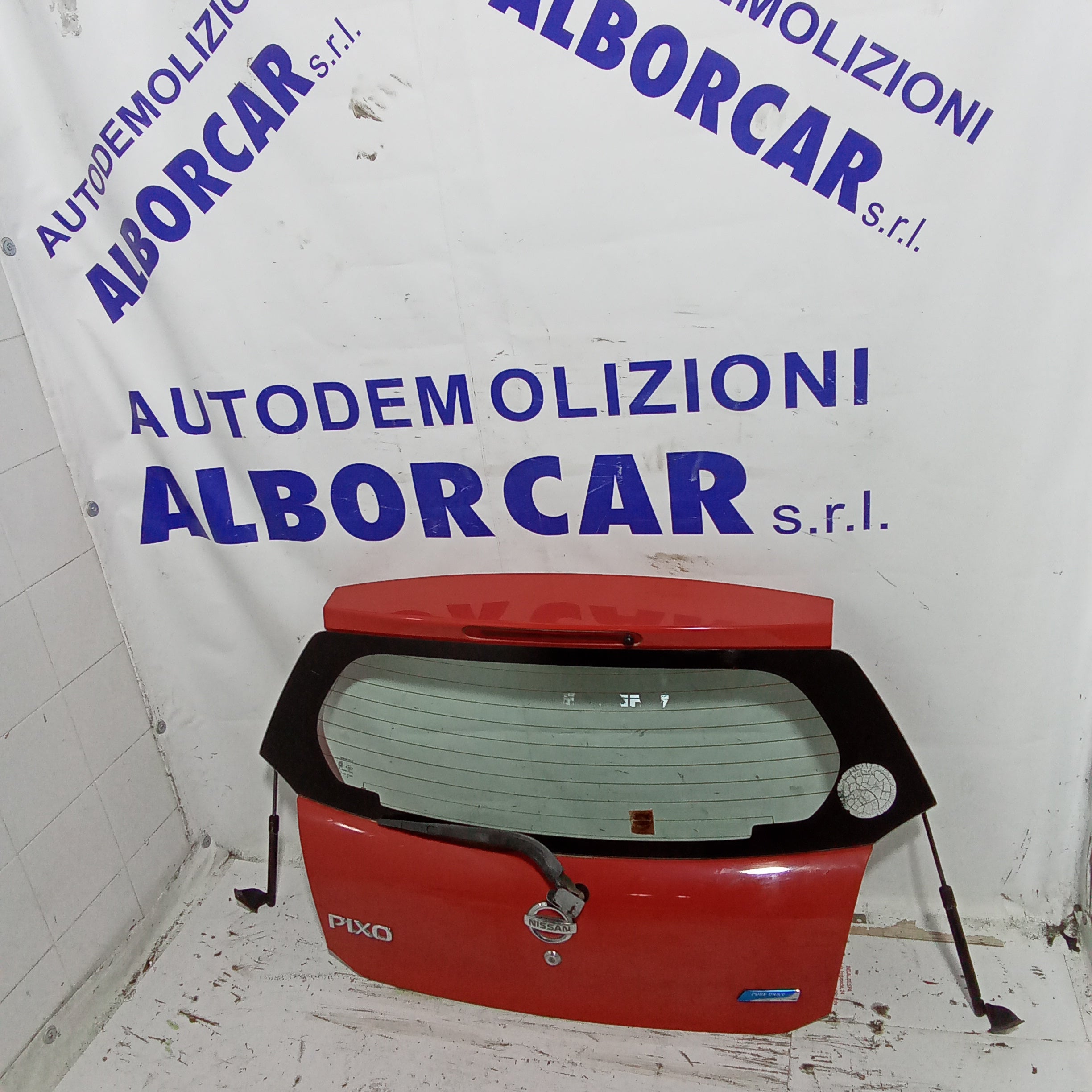 cofano baule posteriore (completo) nissan pixo anno 2010