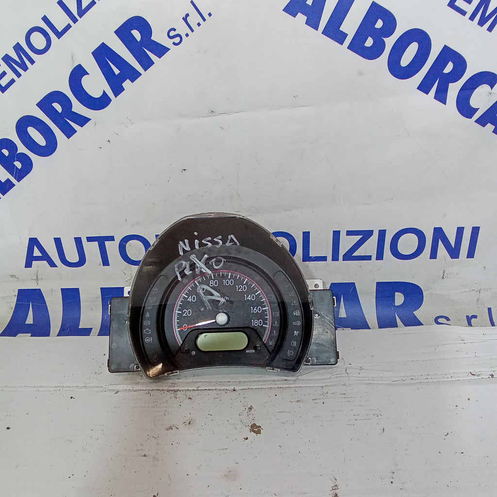 quadro strumenti contachilometri nissan pixo 1.0 benzina anno 2010 codice 34100M68K01
