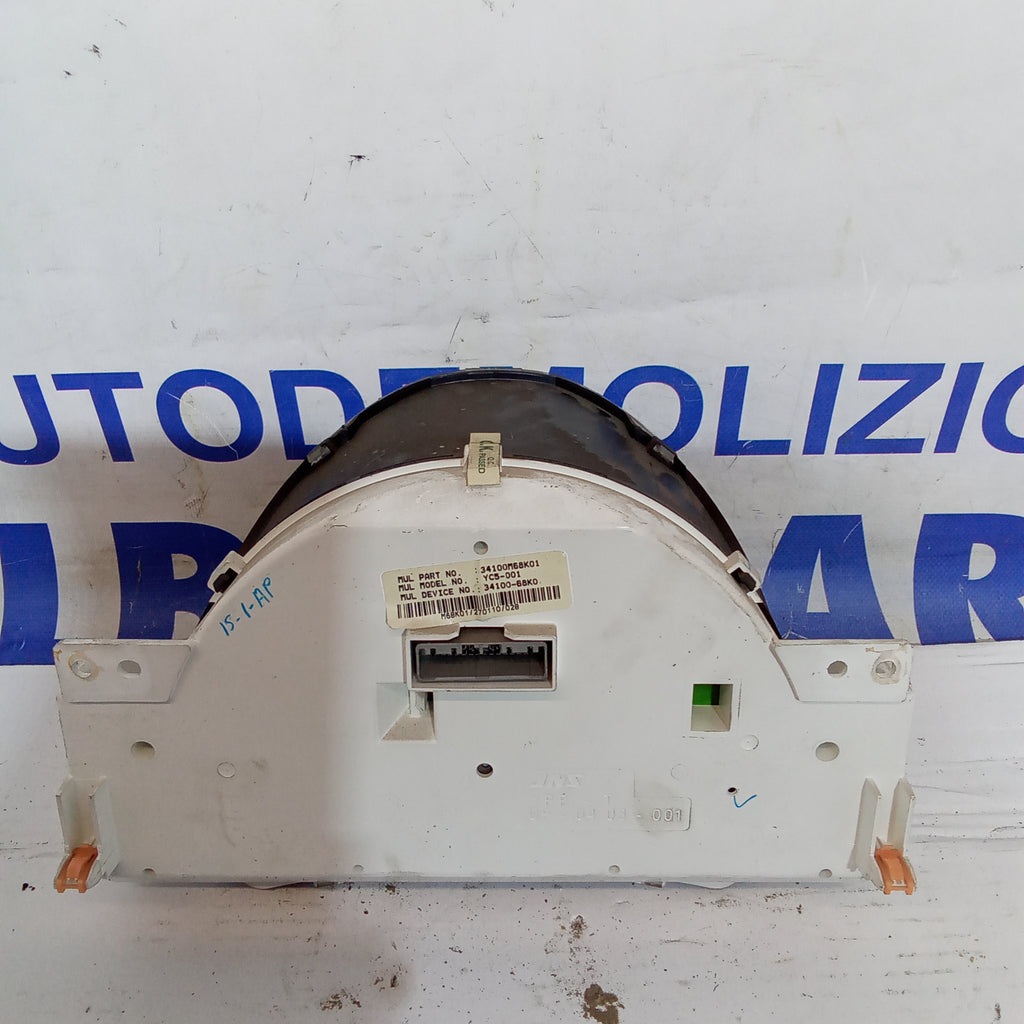 quadro strumenti contachilometri nissan pixo 1.0 benzina anno 2010 codice 34100M68K01