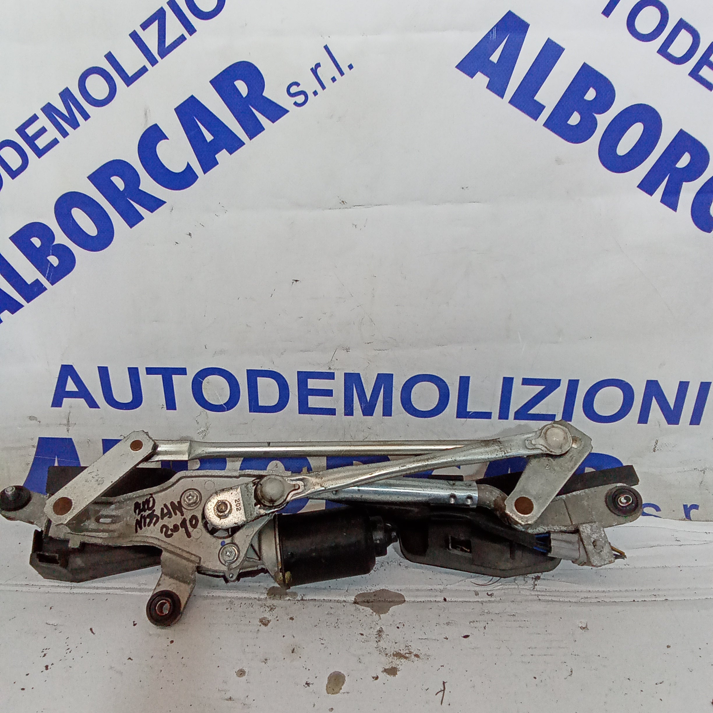 motorino tergicristallo anteriore (completo) nissan pixo 1.0 benzina anno 2010 codice 38100M68K00