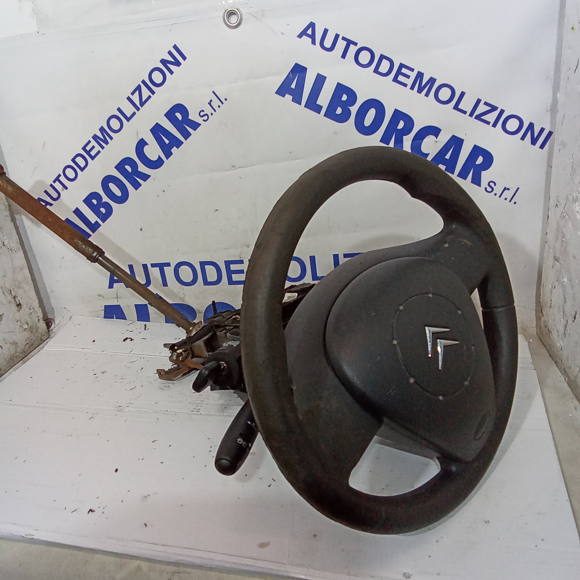canna piantone sterzo (completa) citroen C2 1.2 benzina anno 2003 codice 9648445180
