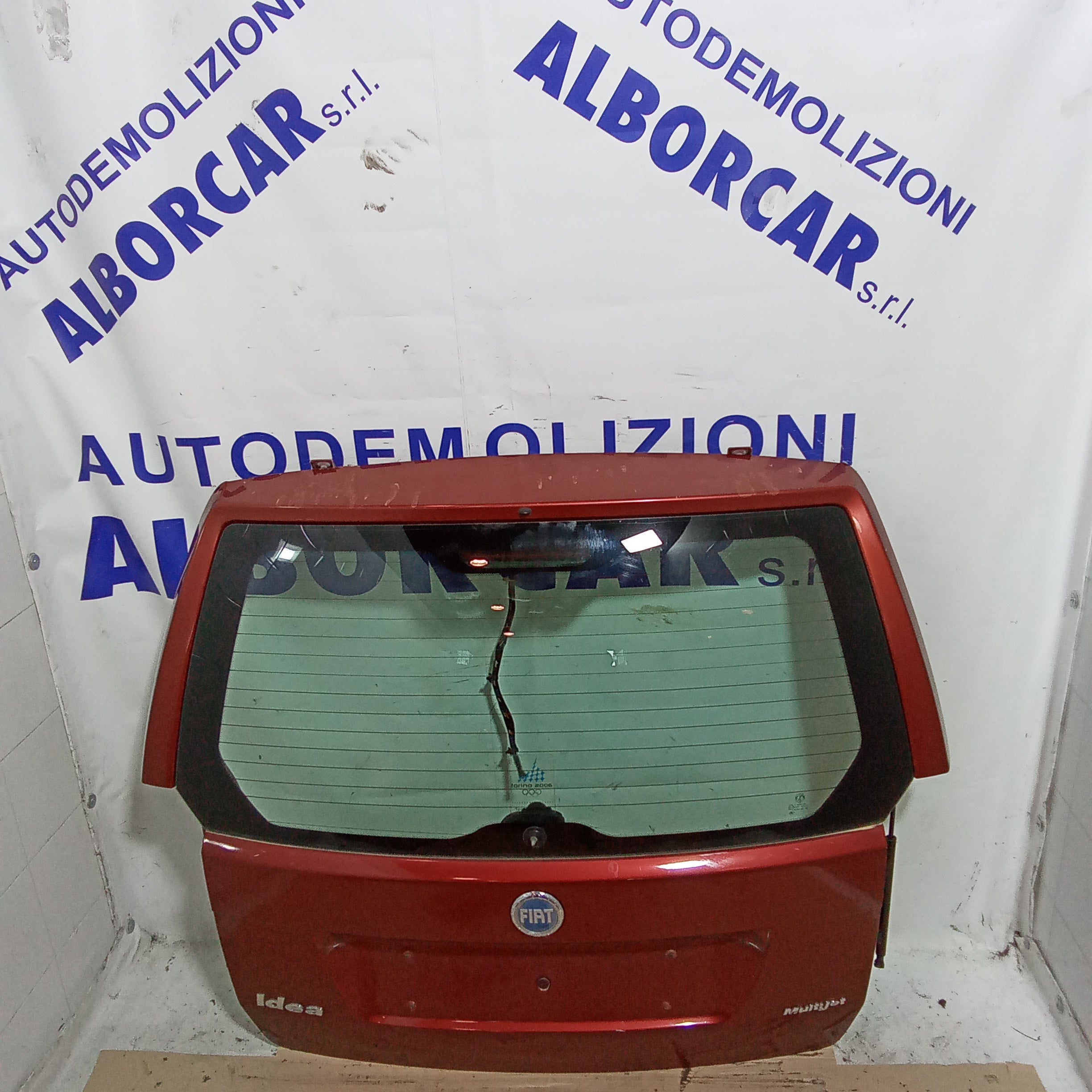 cofano baule posteriore fiat idea anno 2005