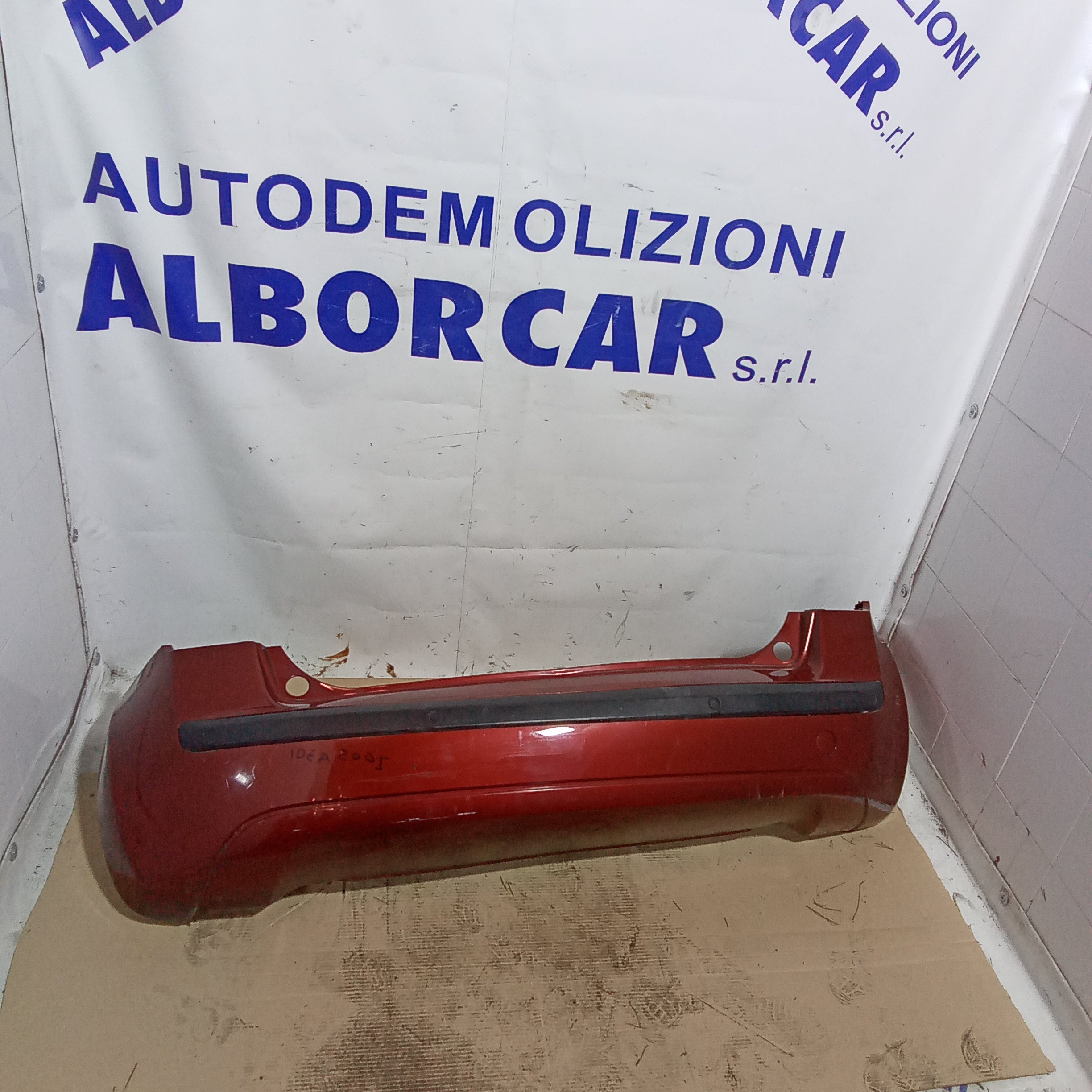 Rear bumper (with sensors) Fiat Idea year 2005
