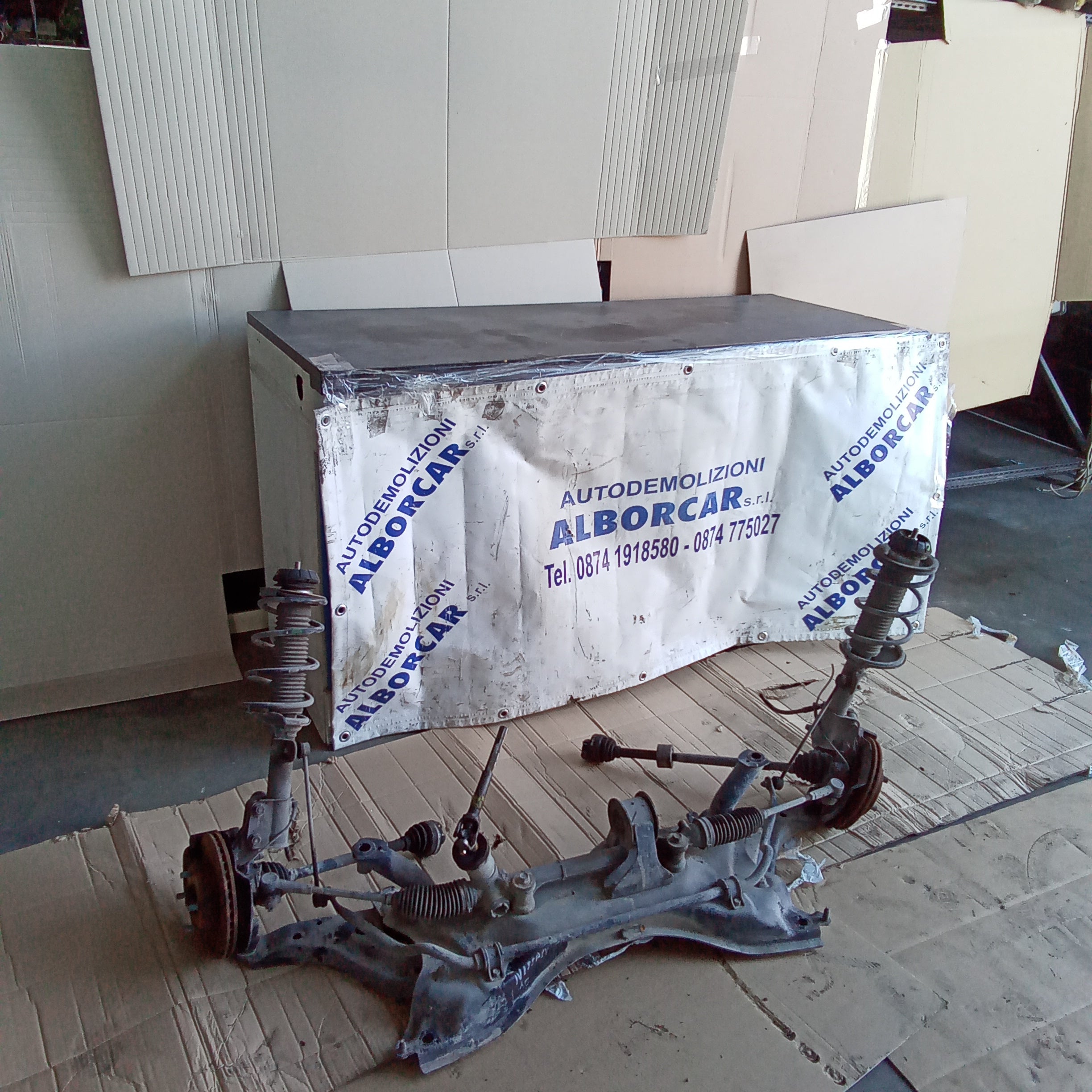 front axle beam (complete) Nissan Pixo 1.0 petrol year 2010