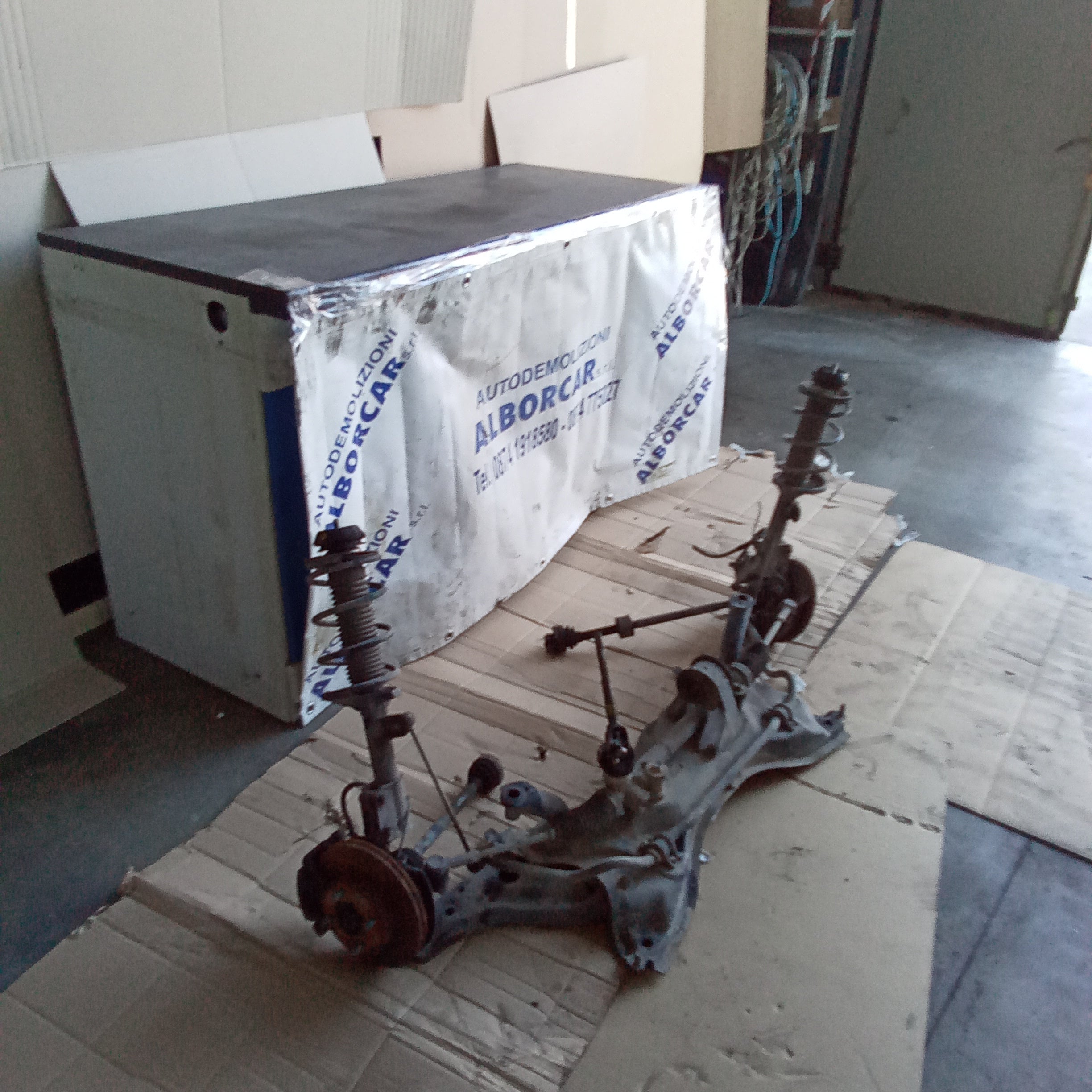 front axle beam (complete) Nissan Pixo 1.0 petrol year 2010
