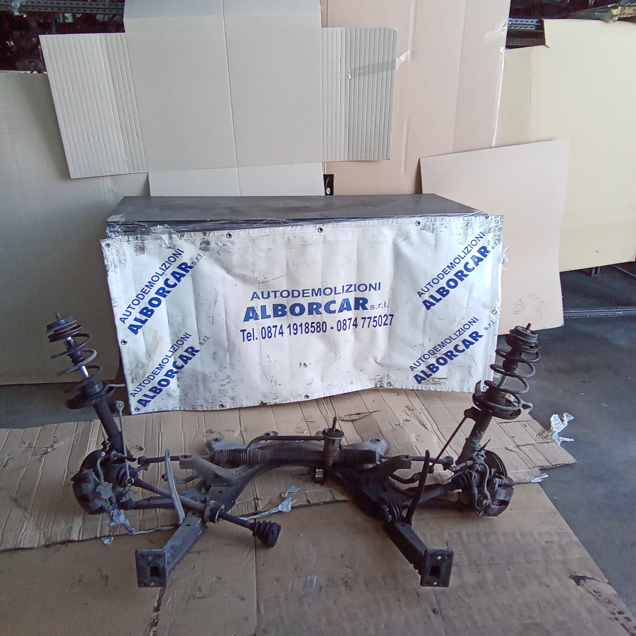 ponte assale anteriore (completo) fiat 500 1.3 mjt anno 2008
