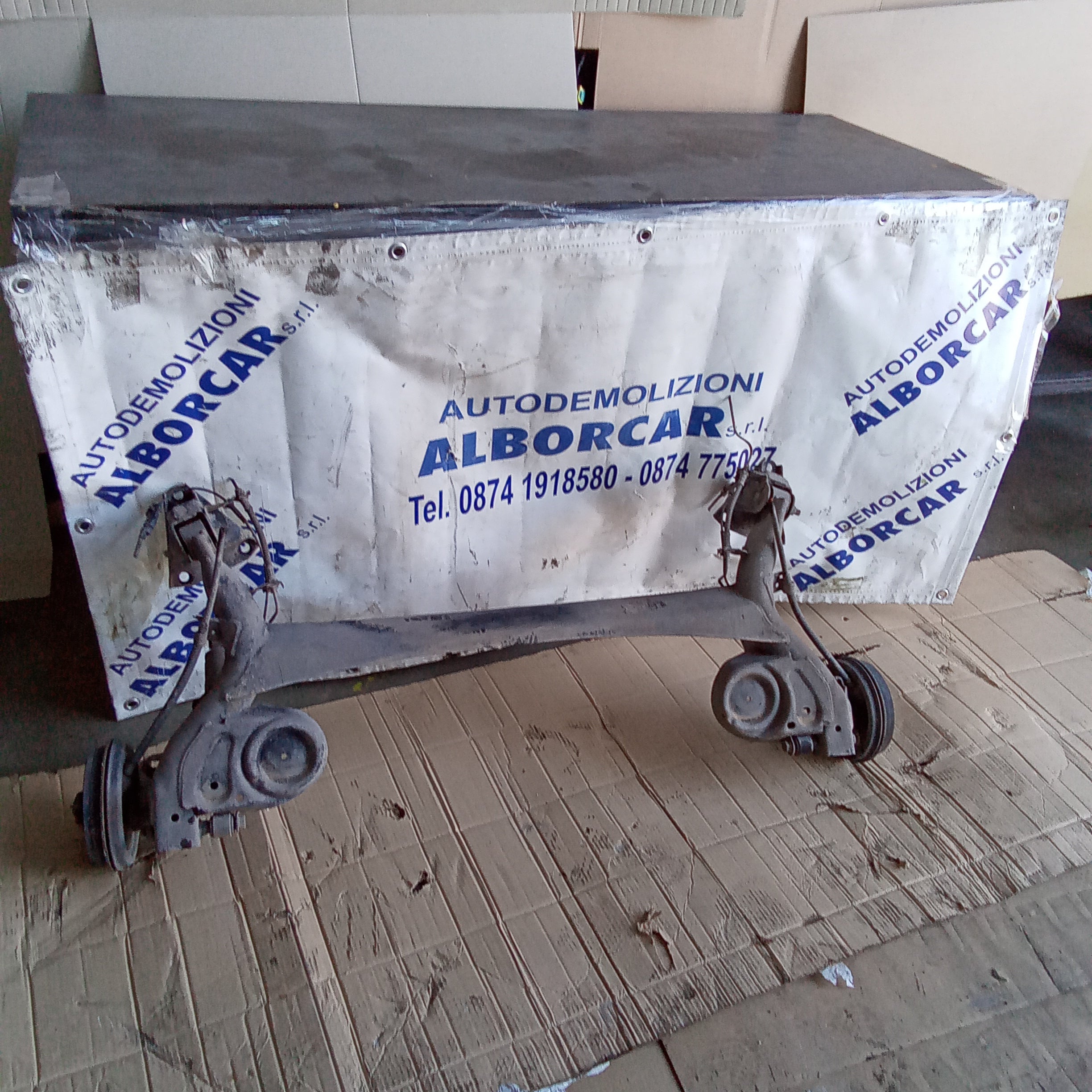 rear axle beam (complete) Fiat 500 1.3 mjt year 2008