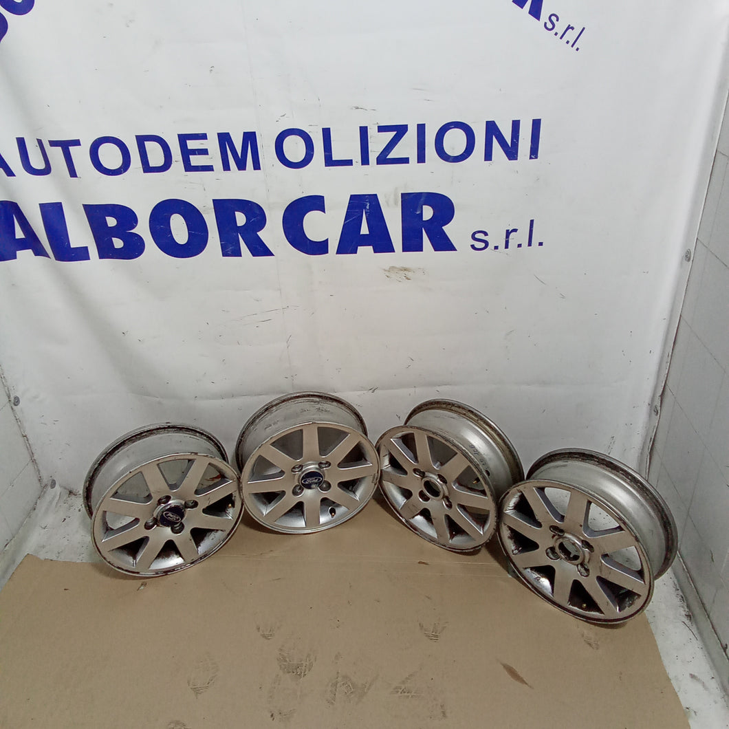 4 cerchi in lega 14 pollici 4 fori  ford Ka anno 2000