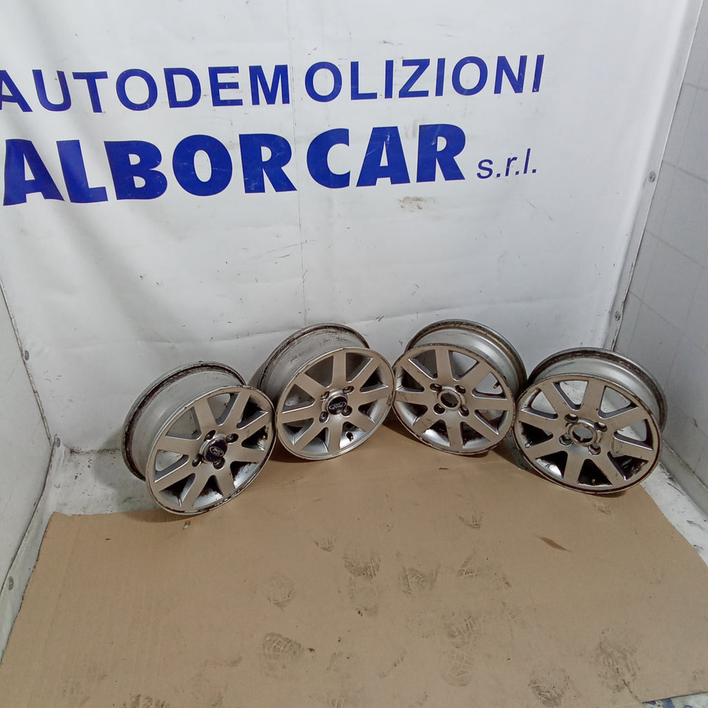 4 cerchi in lega 14 pollici 4 fori  ford Ka anno 2000